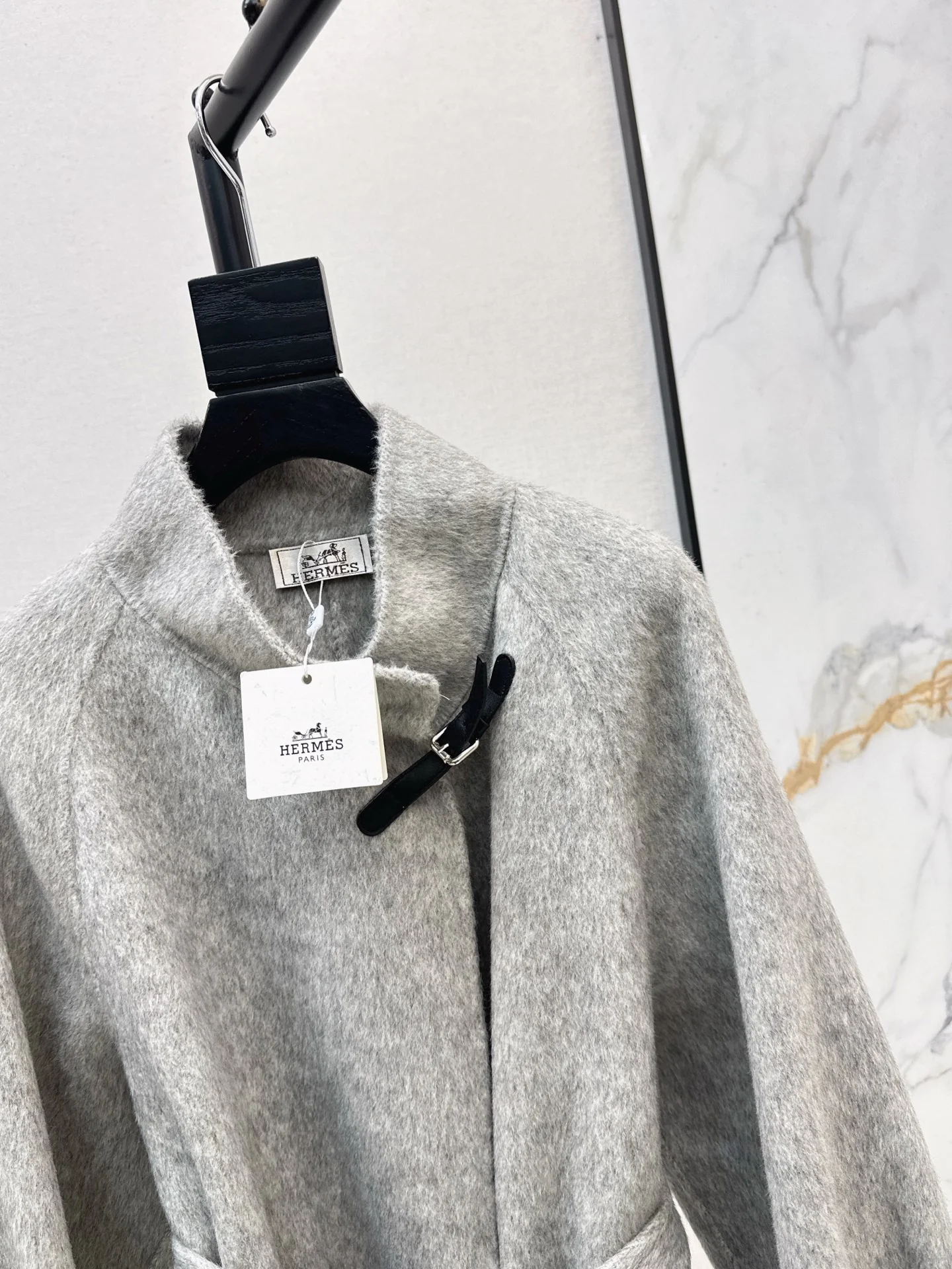 Her 25fw woolen belted overcoats