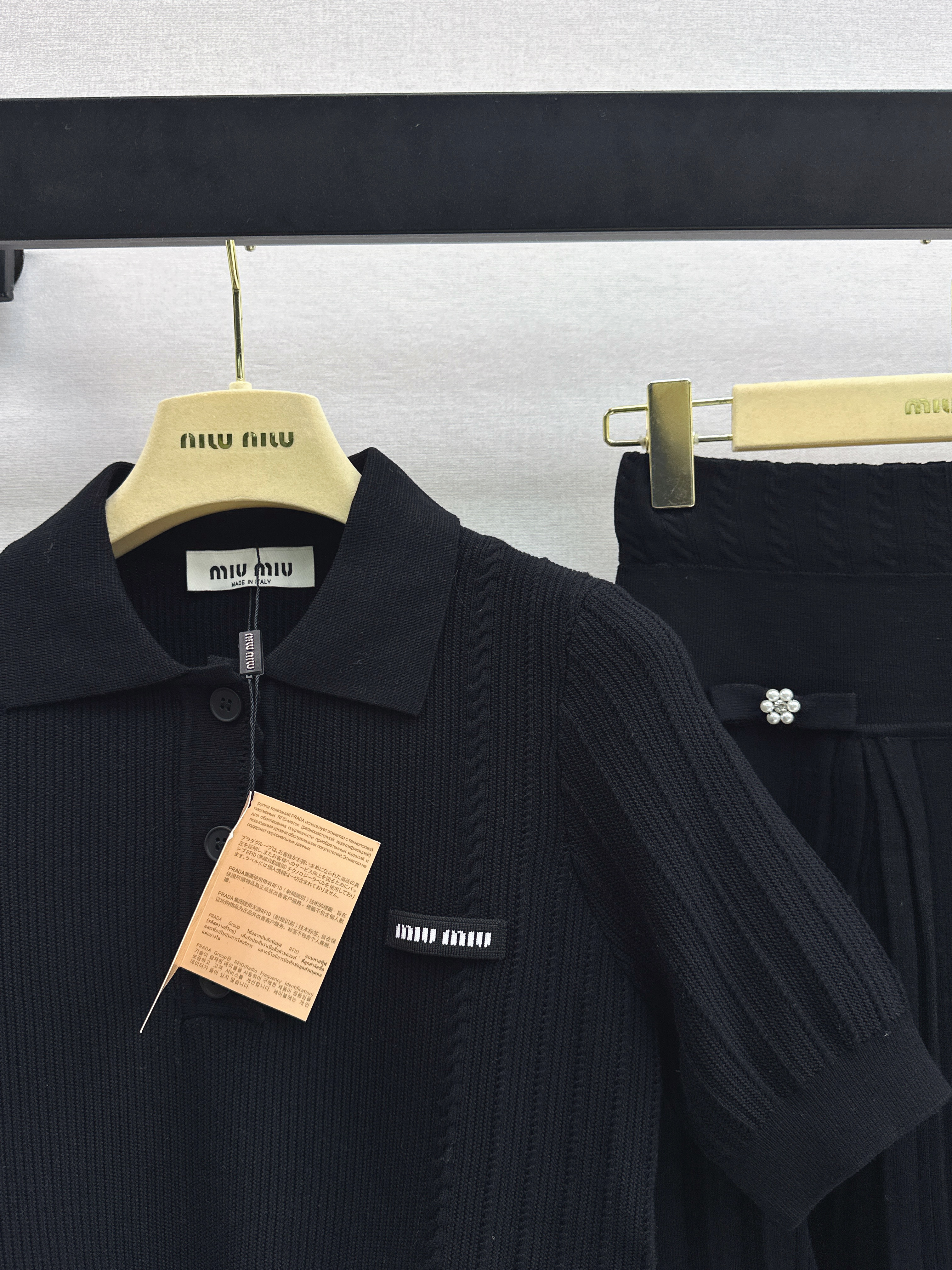 Miu 26ss knit suit