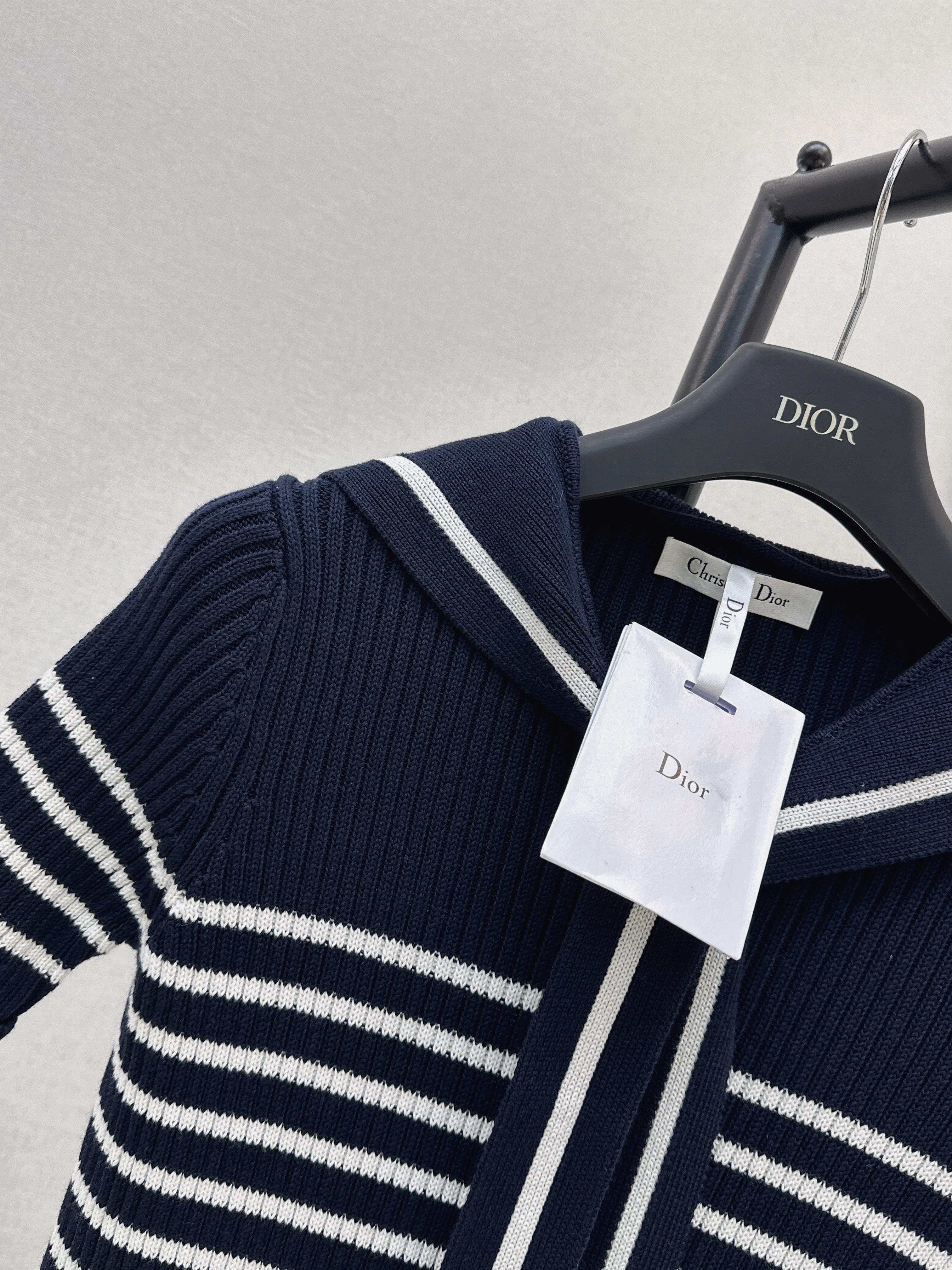 CD 26ss stripe knit dress