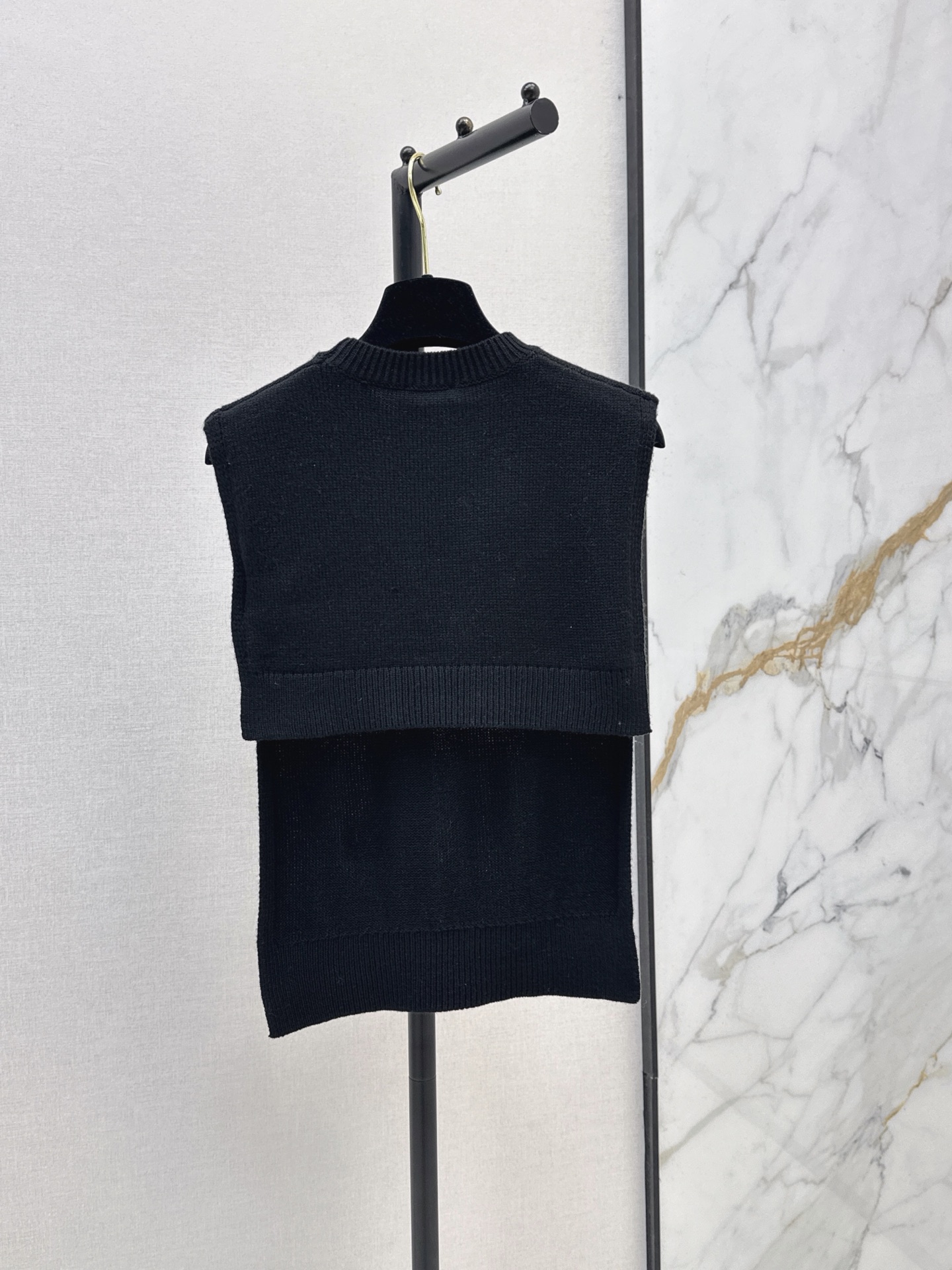 Chan 26ss knit cape
