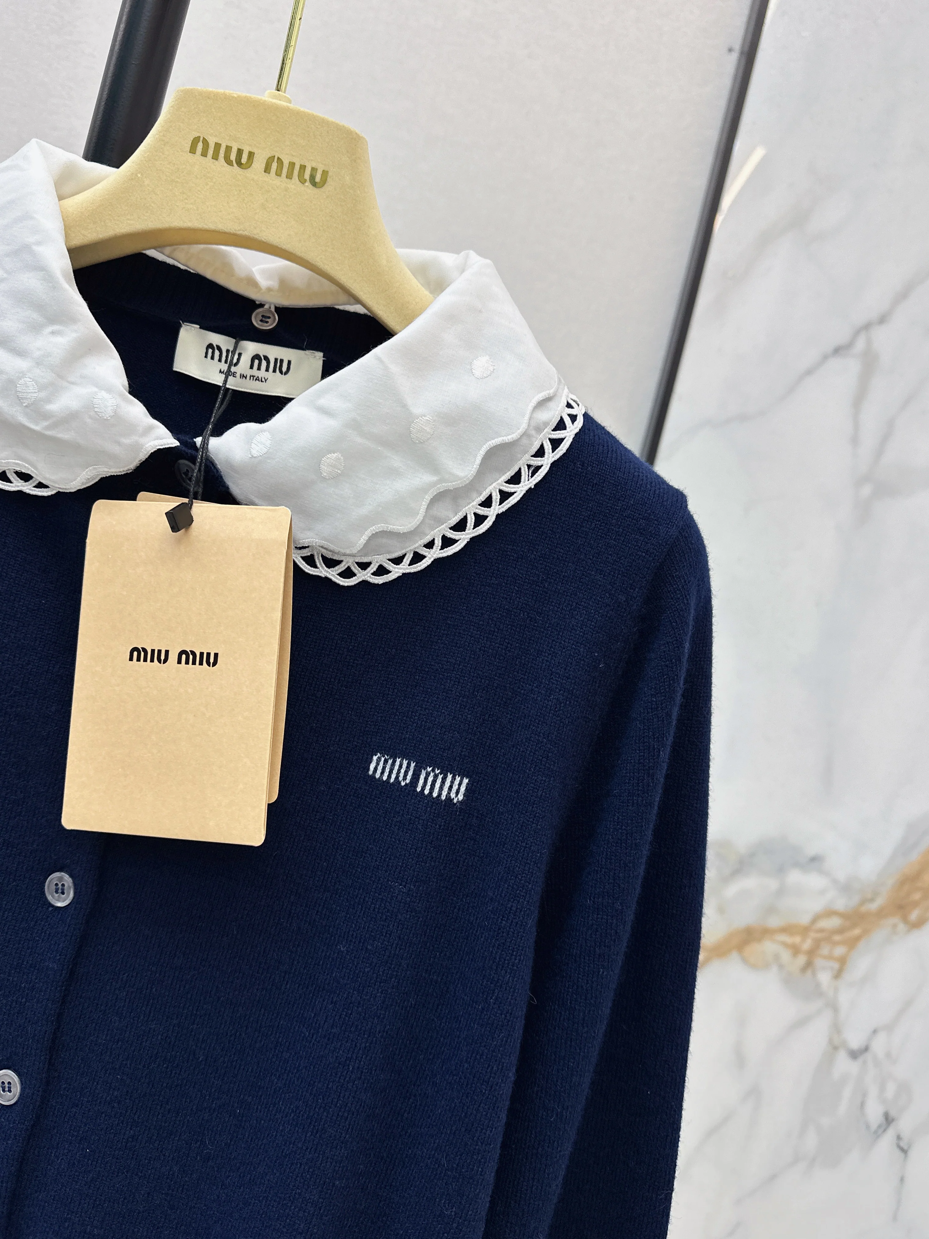 Miu 26ss wool cardigan