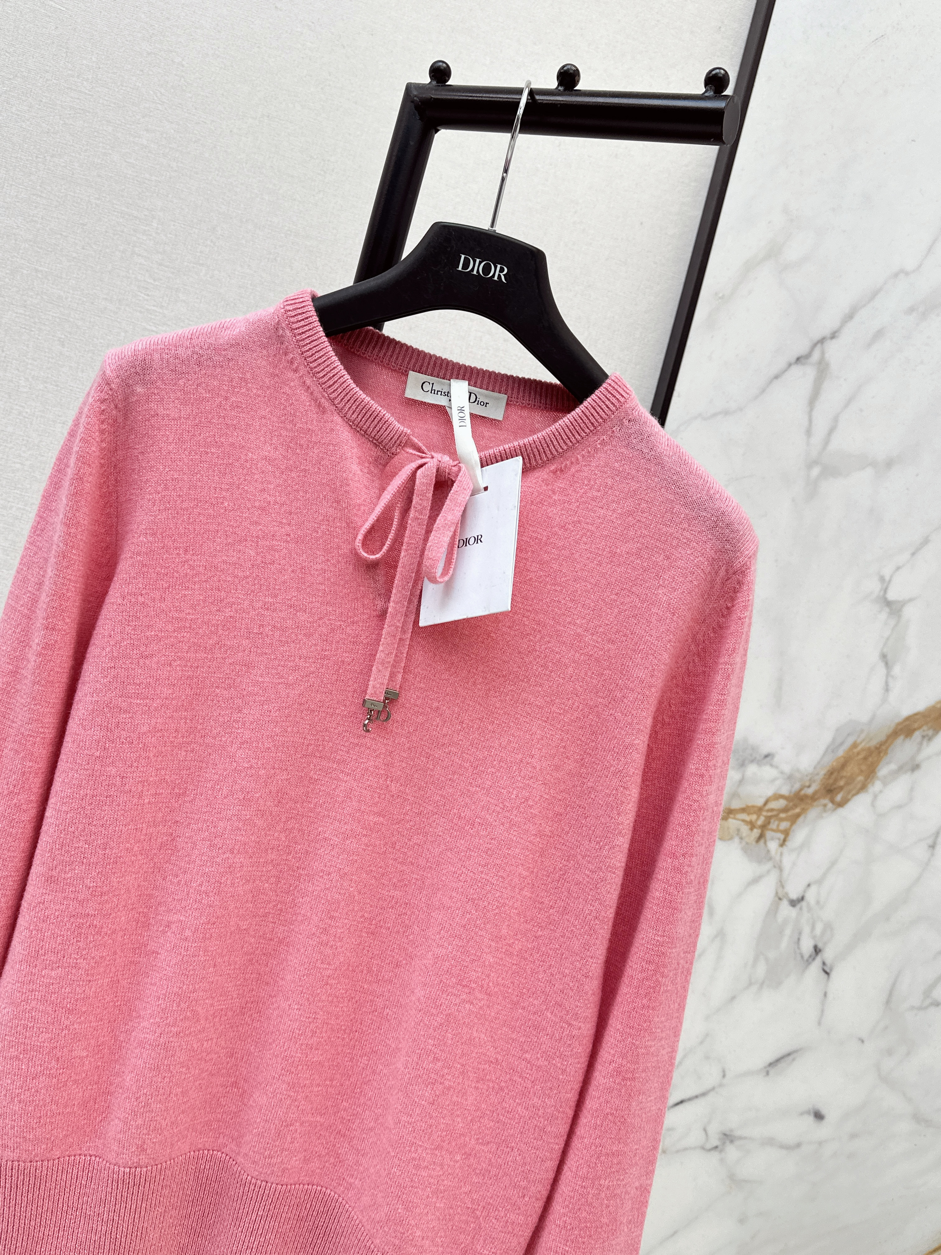 CD 26ss bow ribbon knitwear