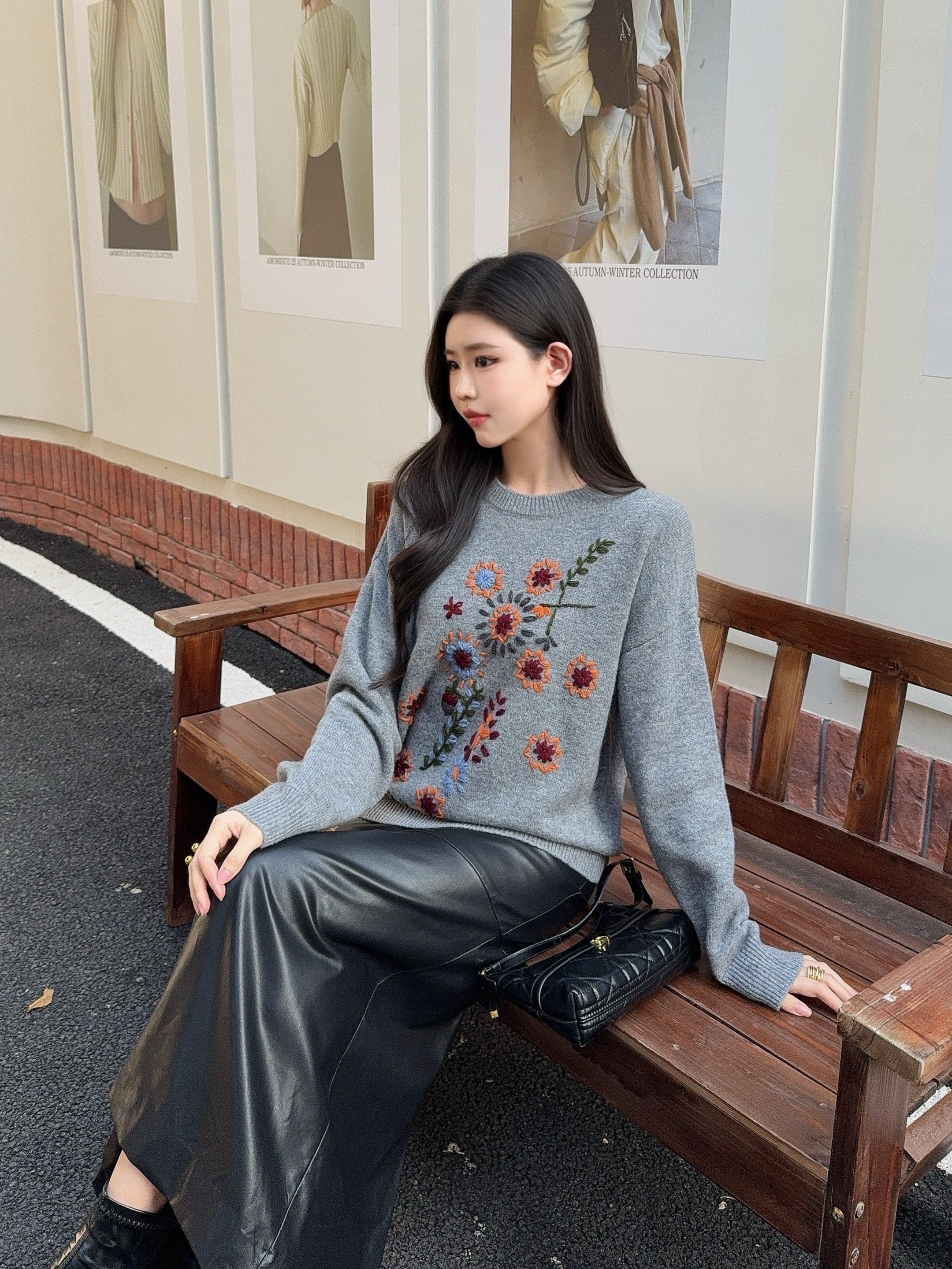 Es 26ss embroidery sweater