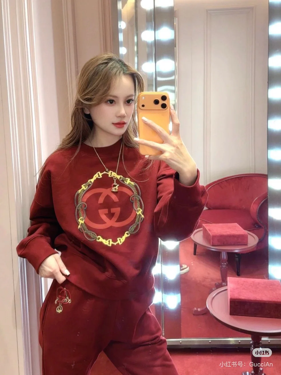 Gucc 26ss print sweatshirts