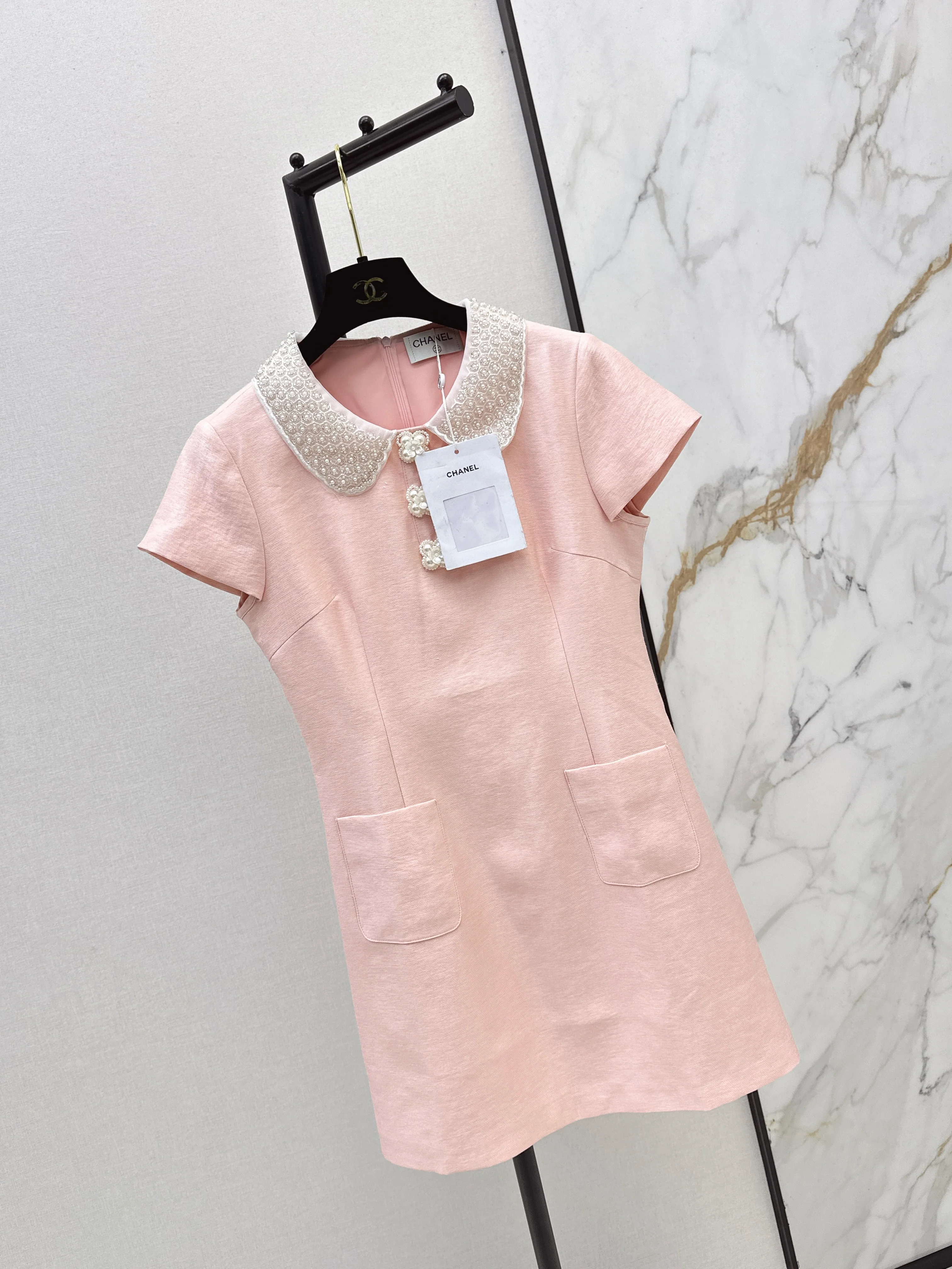 Chan 26ss tweed dress