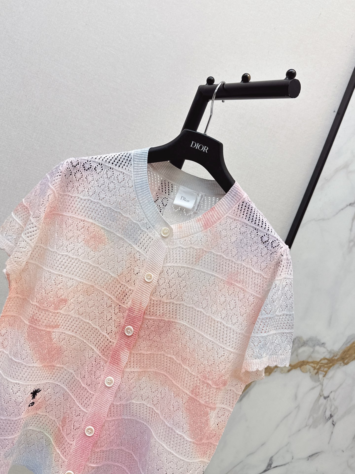 CD 26ss gradient knit cardigan