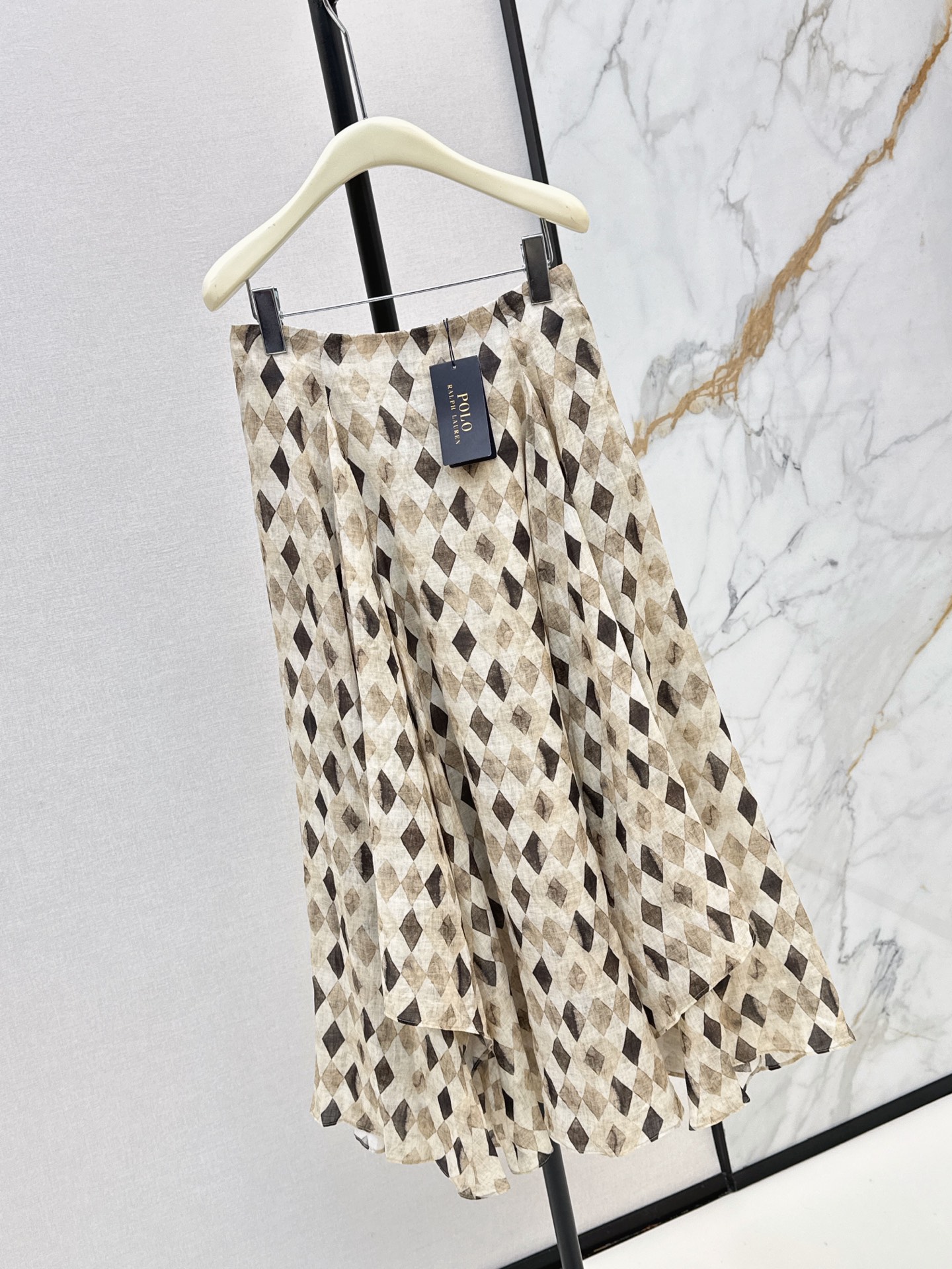 Ralp 26ss check print skirt