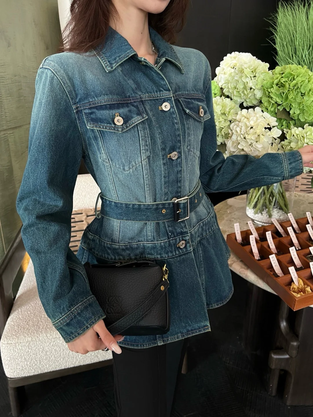 Loe 25fw denim jacket