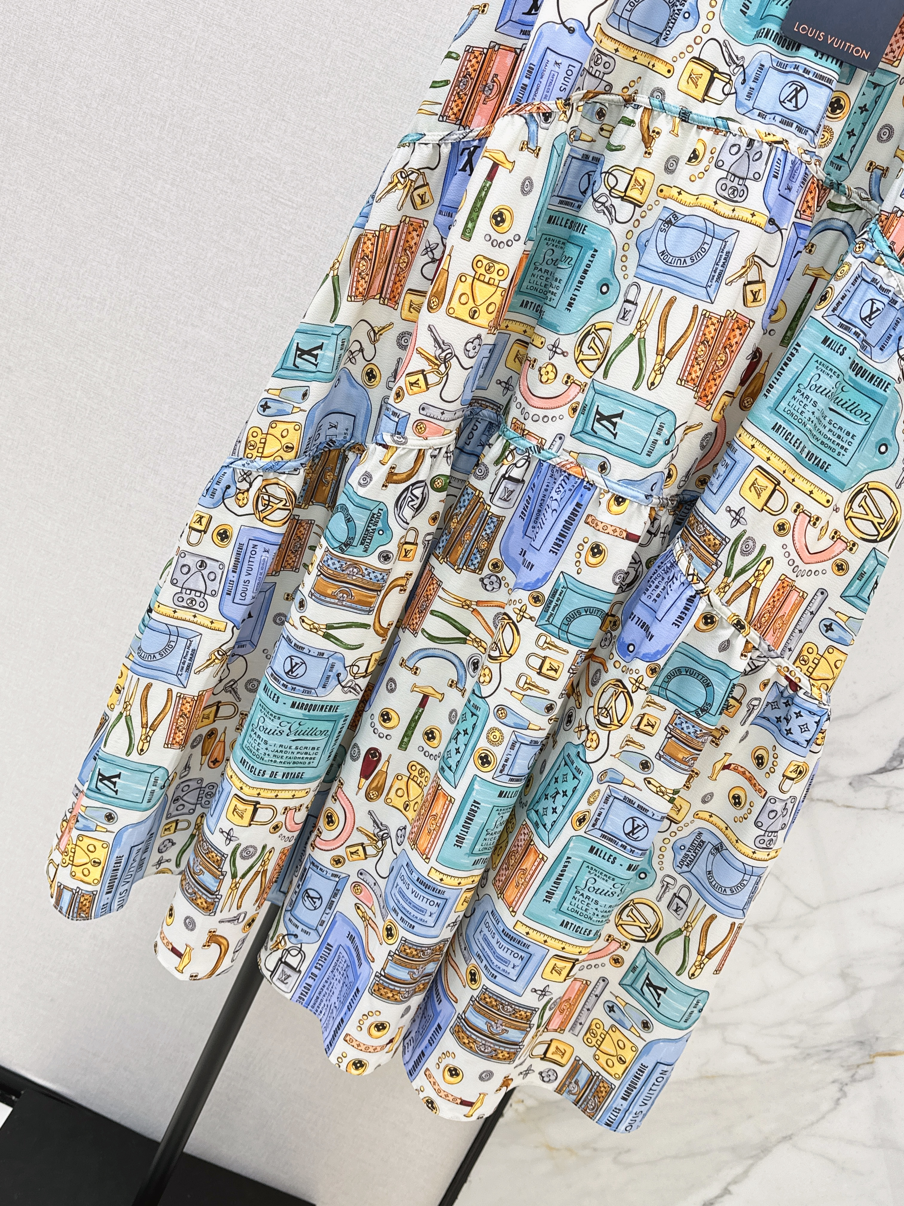 Loui 26ss print skirt