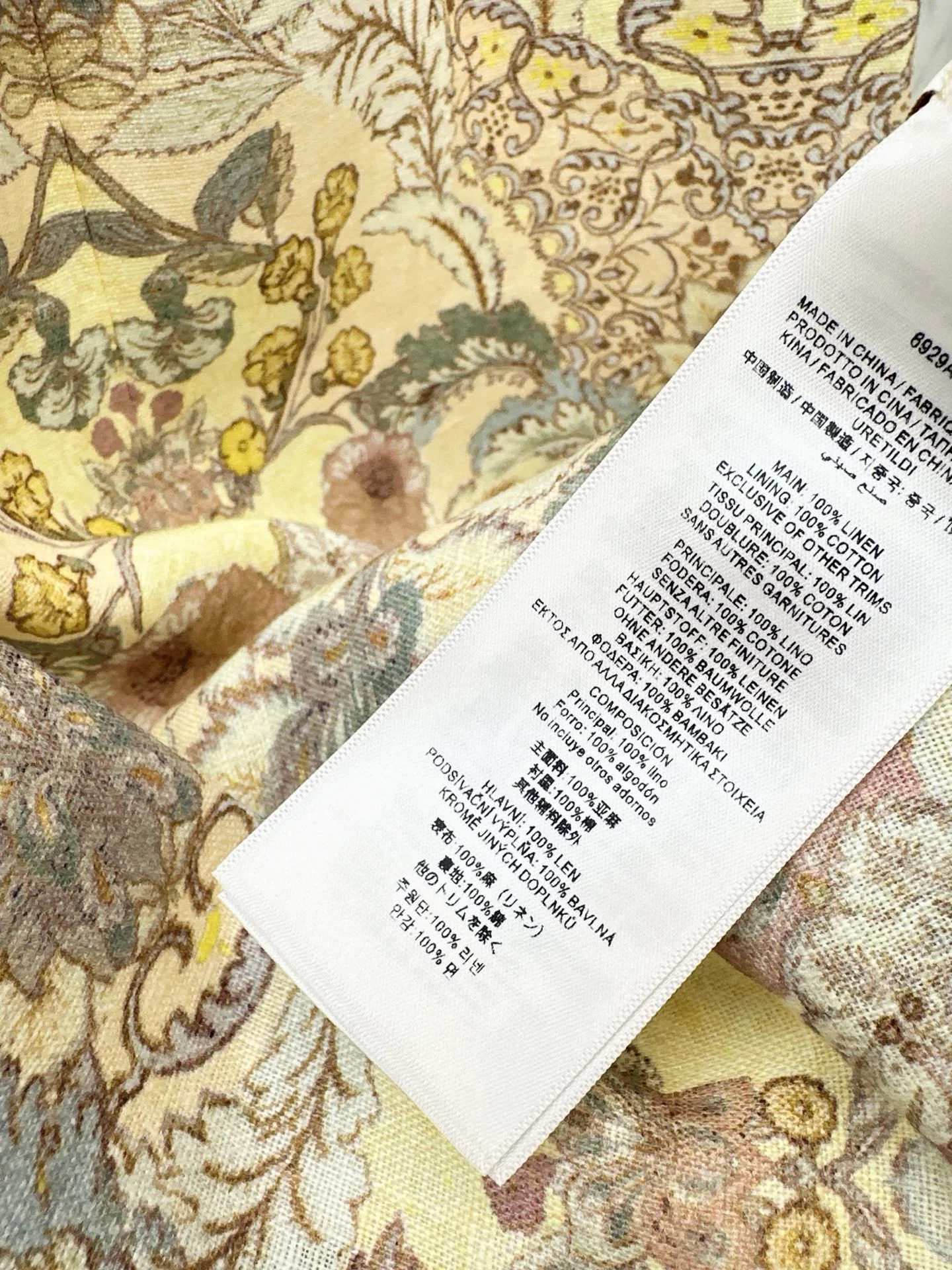 Zimm 25fw print skirt