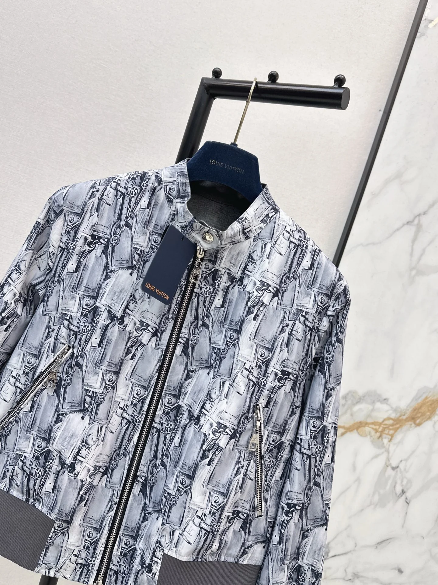 Louis 26ss reversible print jacket