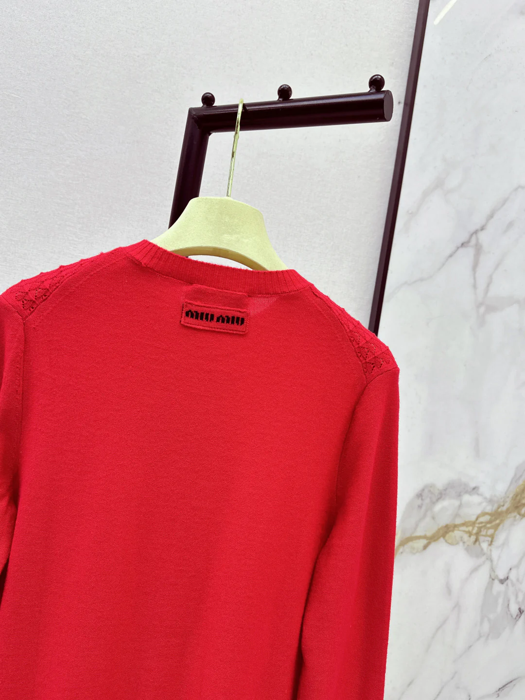 Miu 26ss knitted cardigan