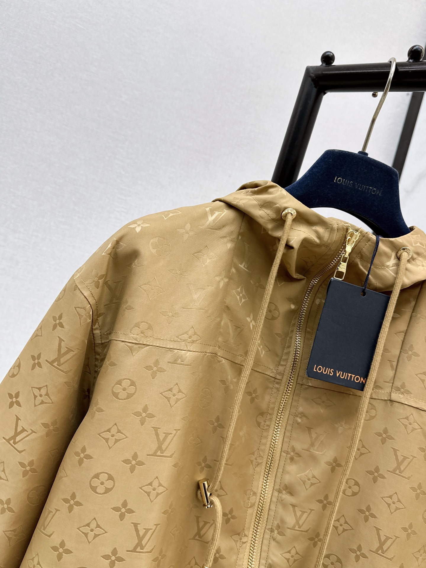 Louis 26ss Tonal Print Hooded Zip Jacke
