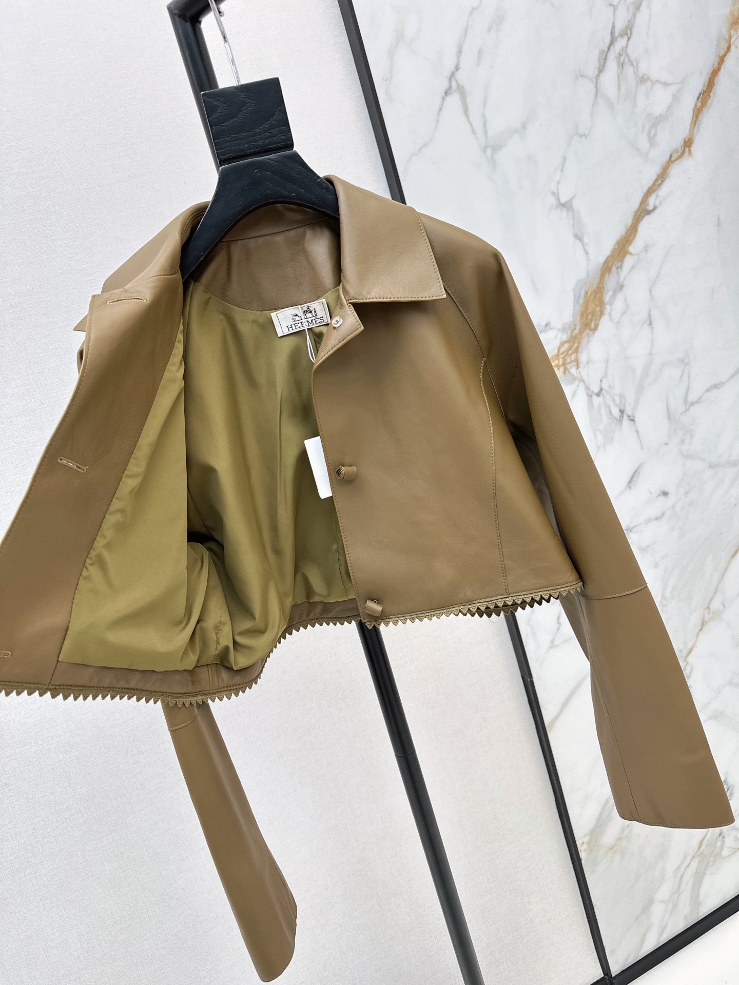 Her 26ss leather jacket