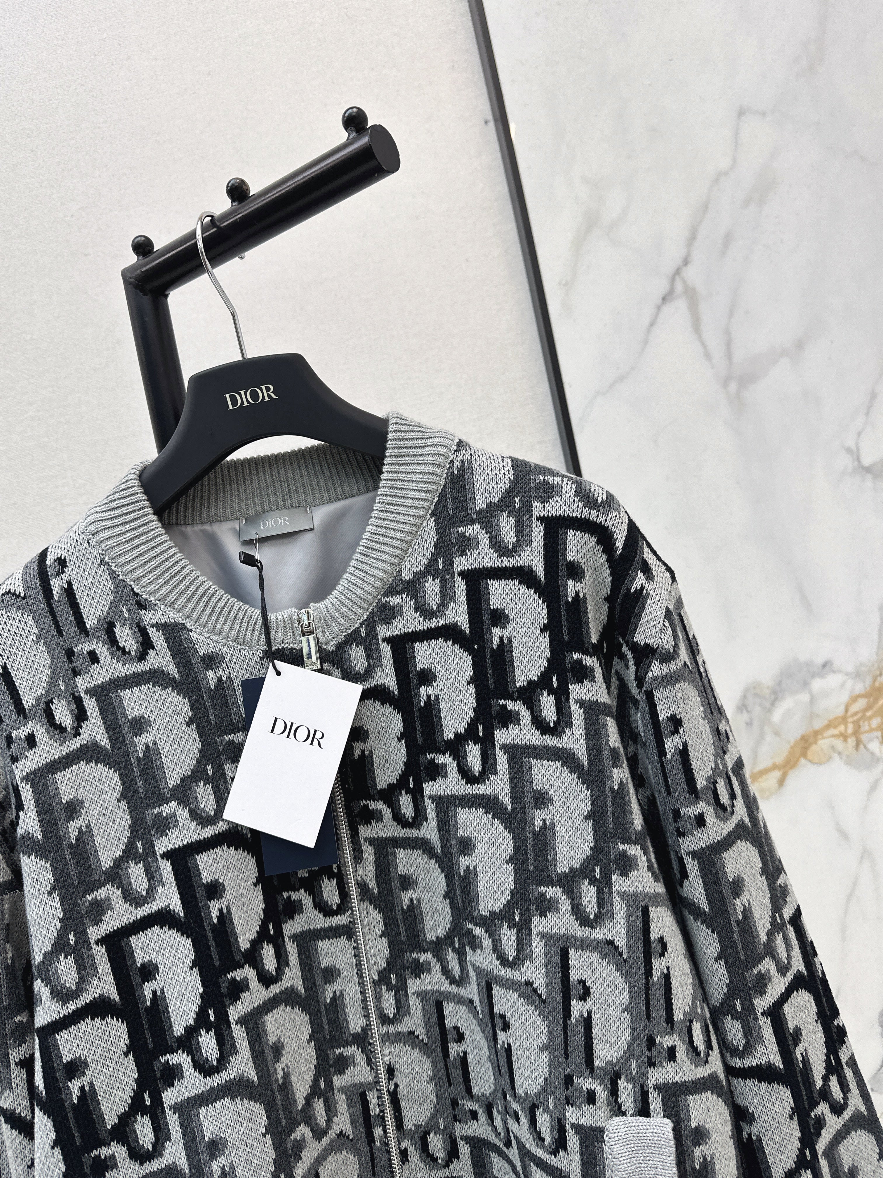CD 26ss zip-up wool jacket