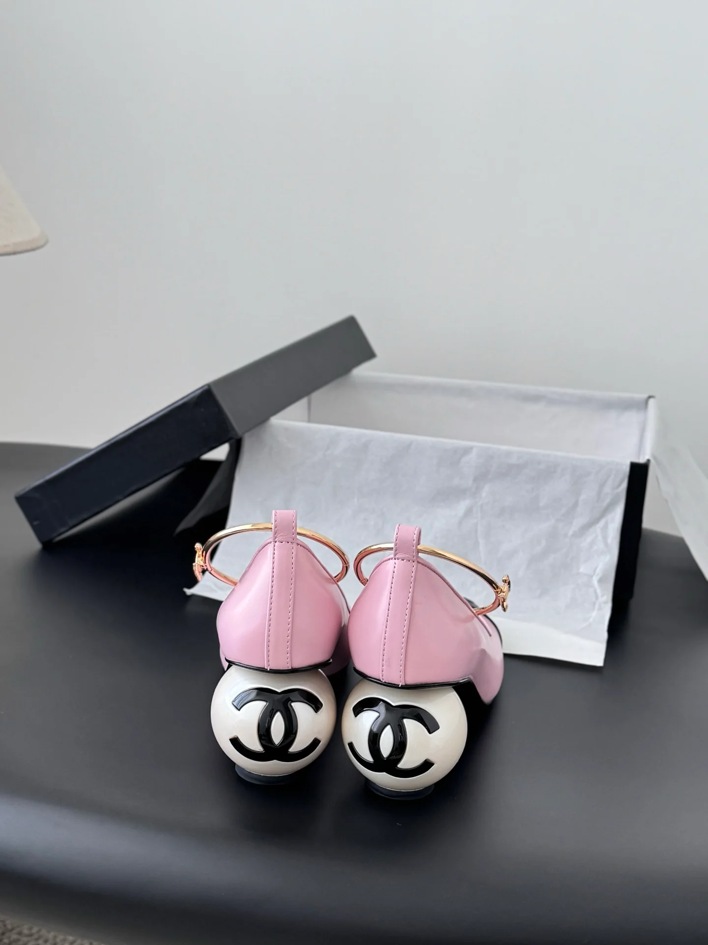 Chan 25fw chunky heels