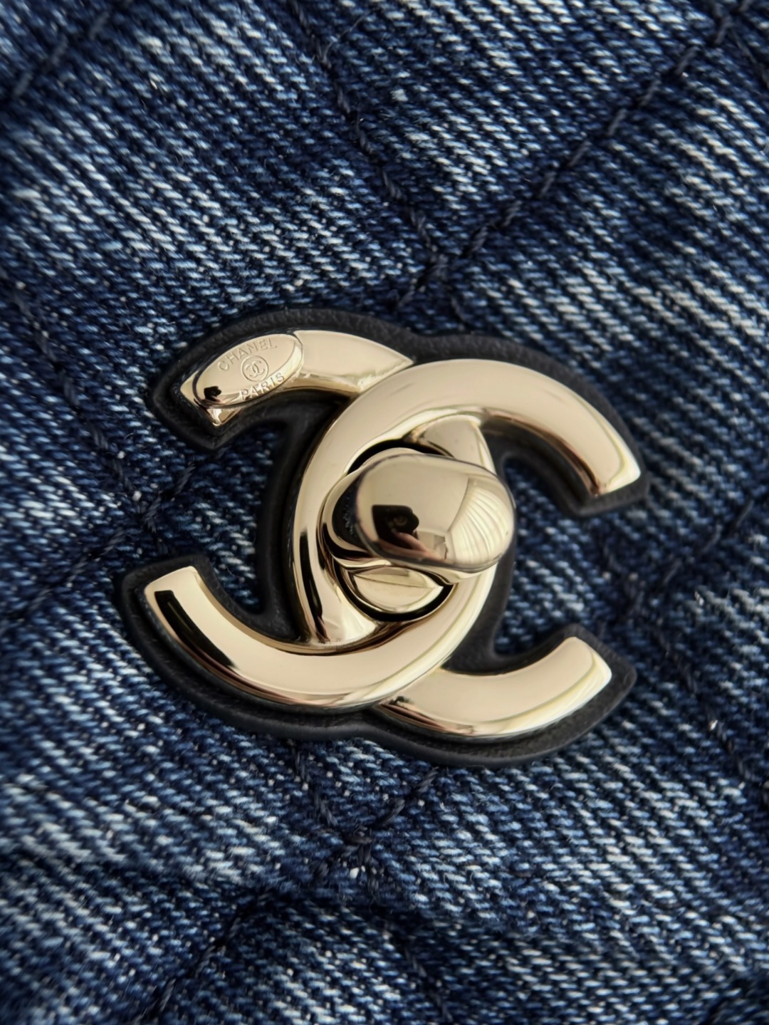 Chan 26P denim mini coco handle
