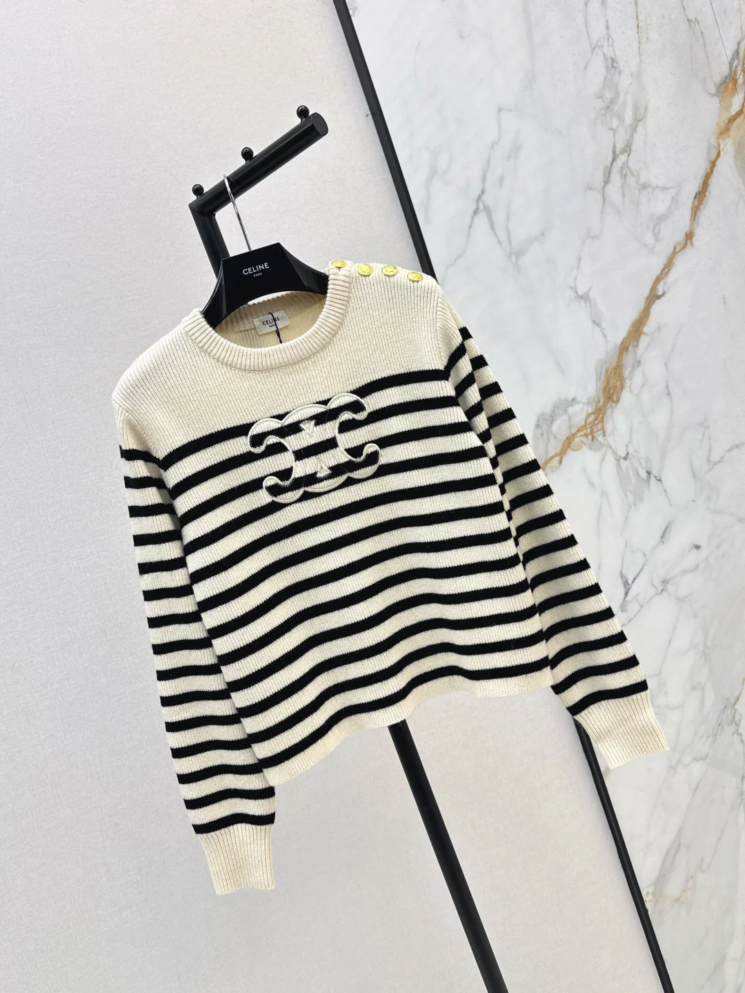 Celi 25fw stripe sweater