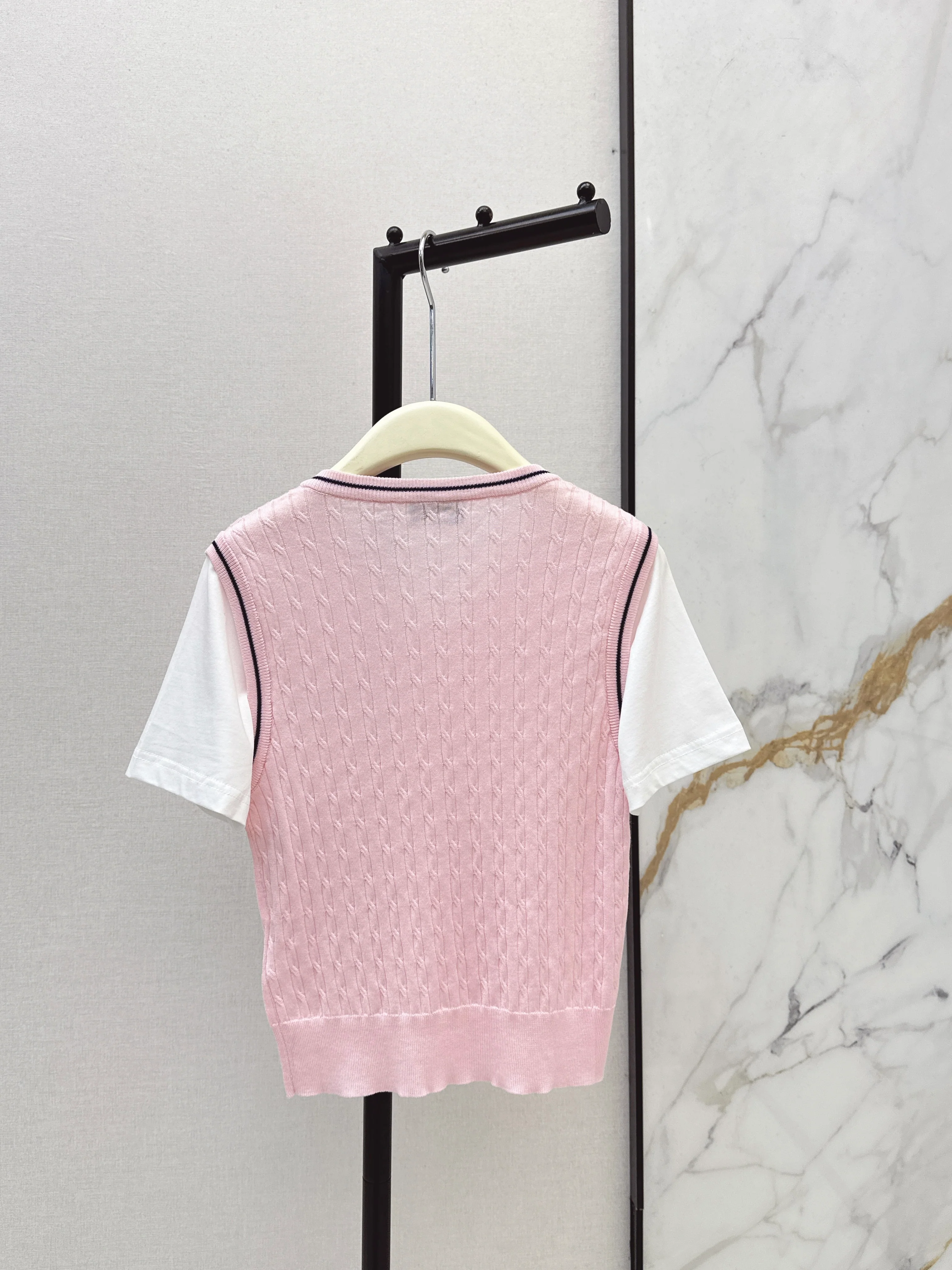 Ralp 26ss 2in1 knitted vest t-shirts
