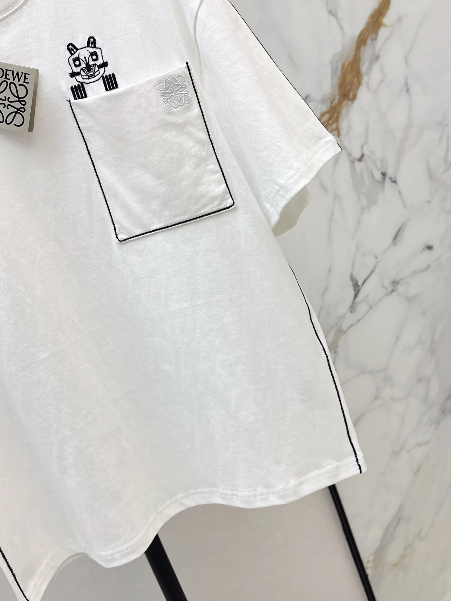 Loe 26ss embroidery t-shirts