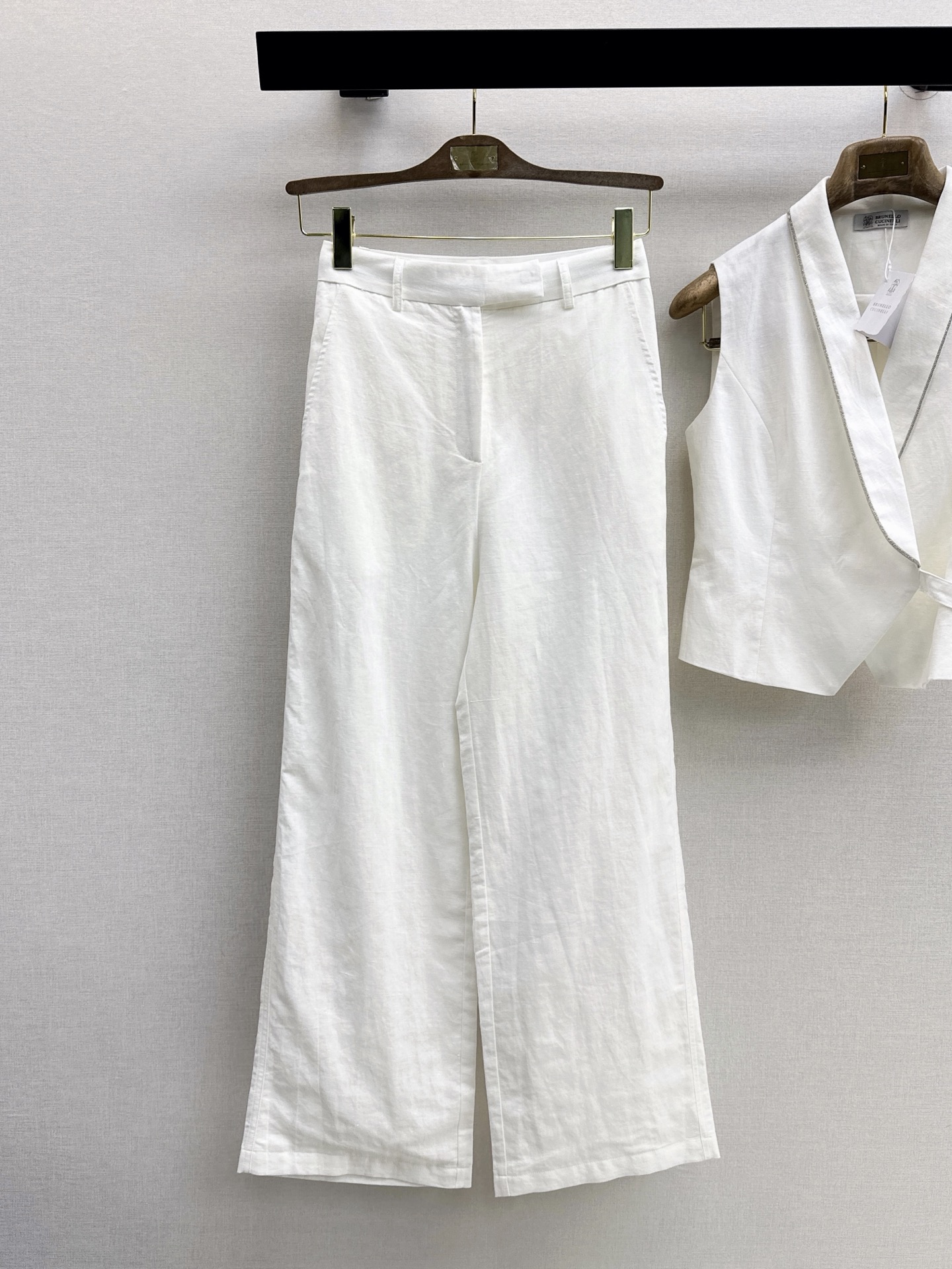 Brun 26ss waistcoat suit pants sets
