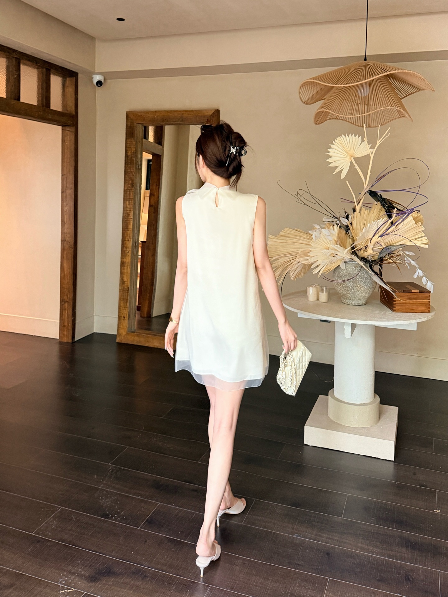 Miu 26ss sleeveless ribbon dress