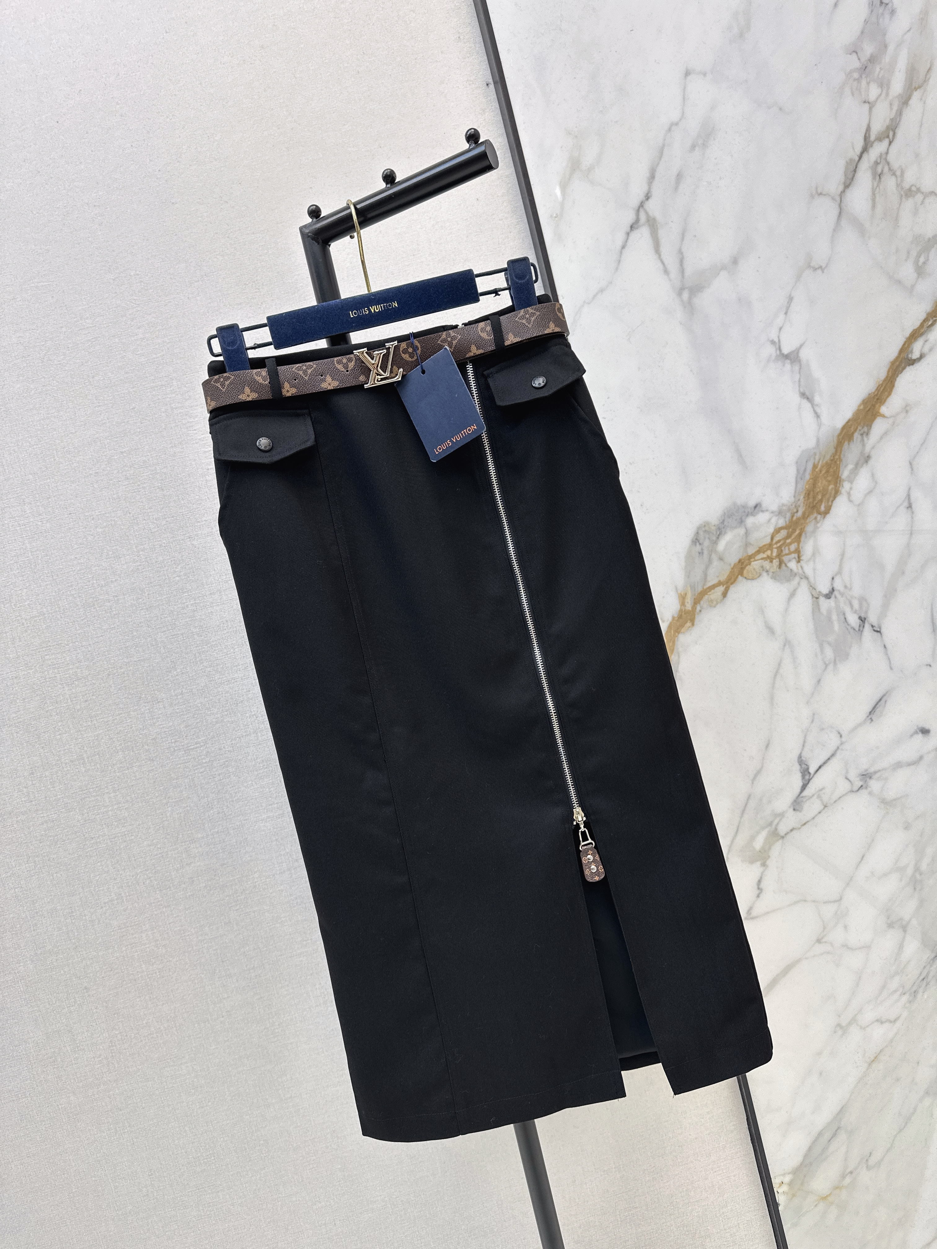 Loui 26ss zipper skirt