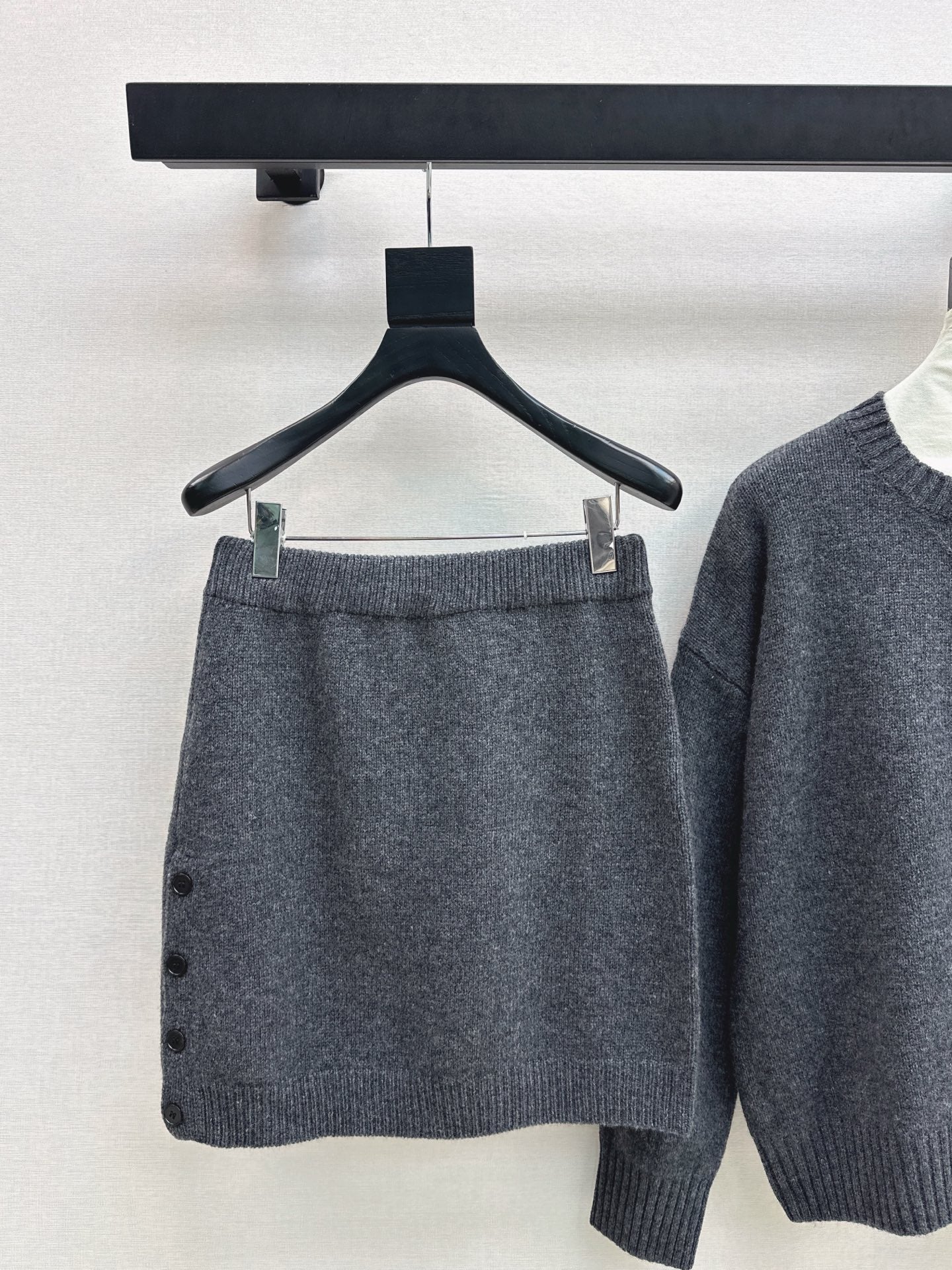 Miu 25fw knit sweater+skirt outfit sets