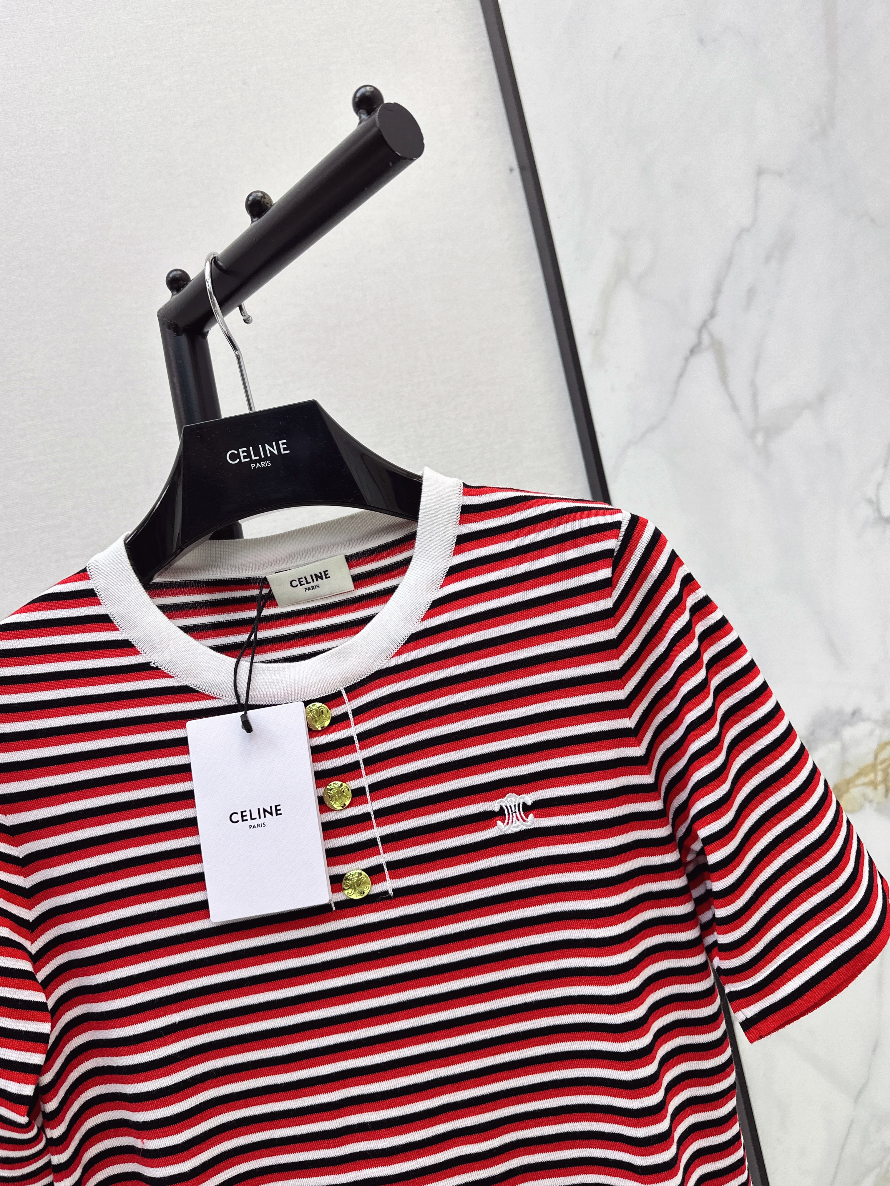 Celi 26ss stripe knitwear