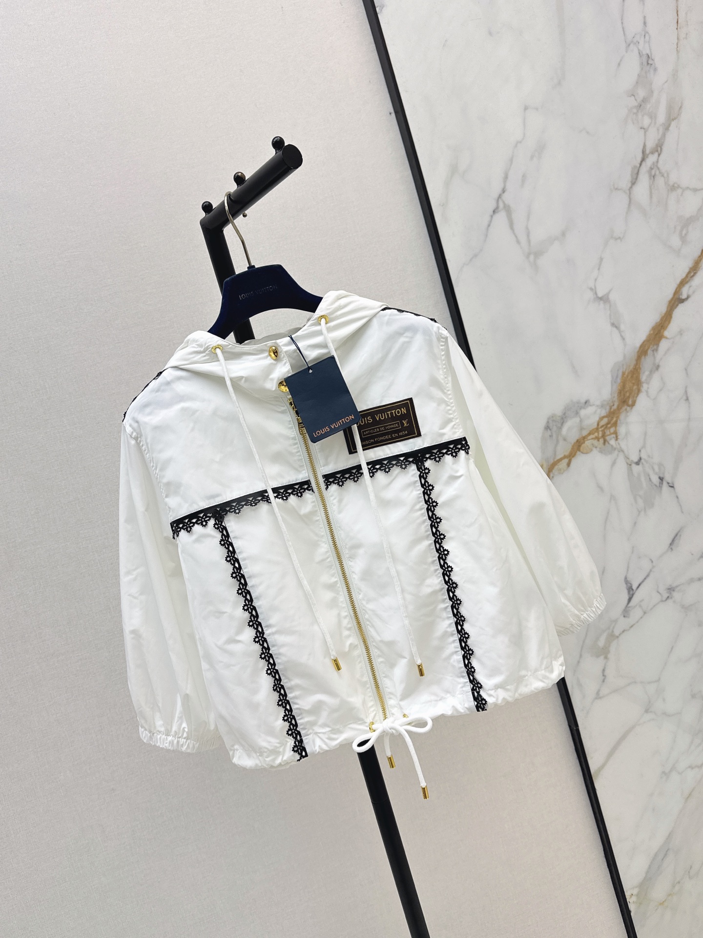 Loui 26ss monogram hooded jacket