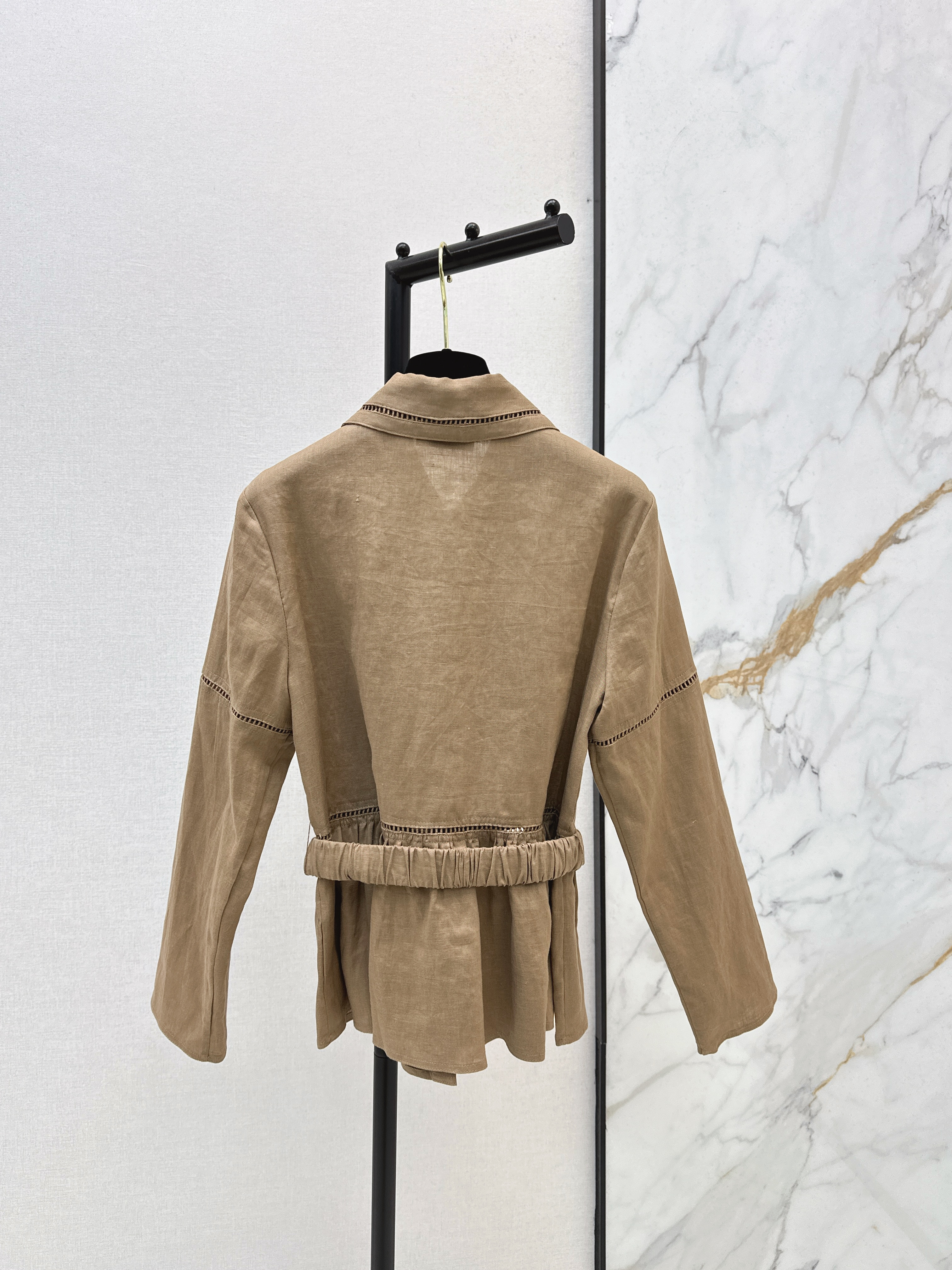 Chan 26ss belted shirt