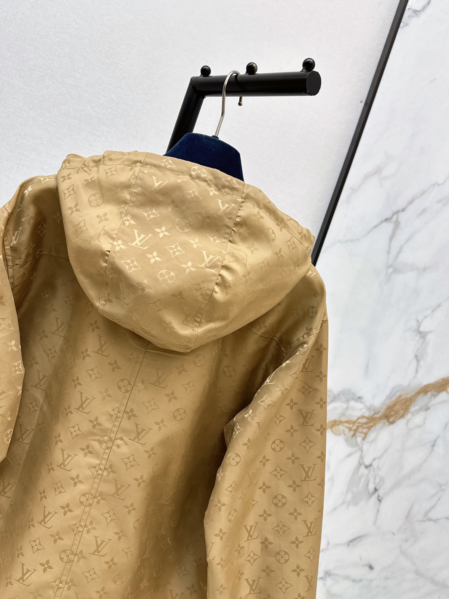 Louis 26ss Tonal Print Hooded Zip Jacke