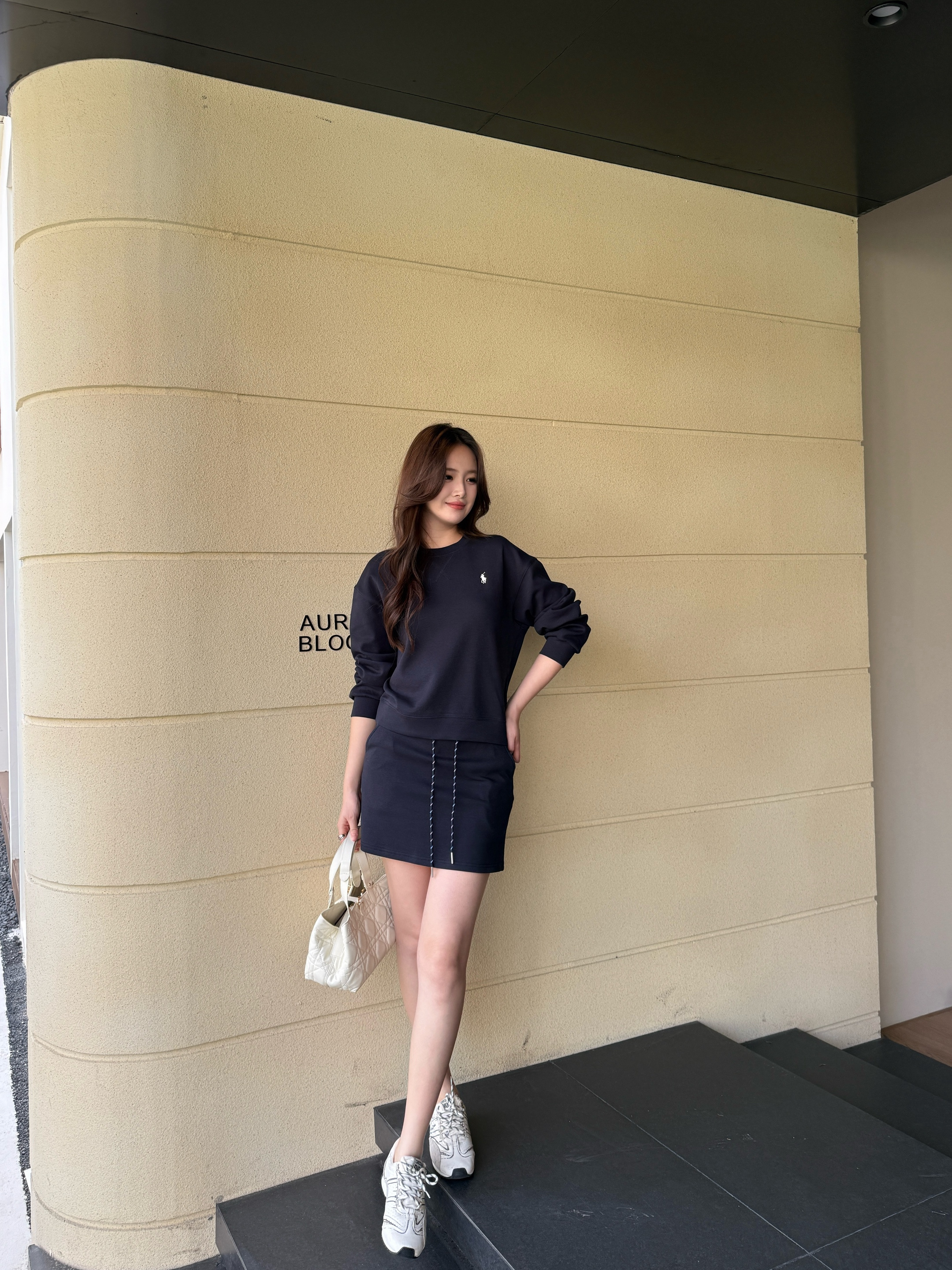 Ralp 26ss casual sweatshirts skirts sets