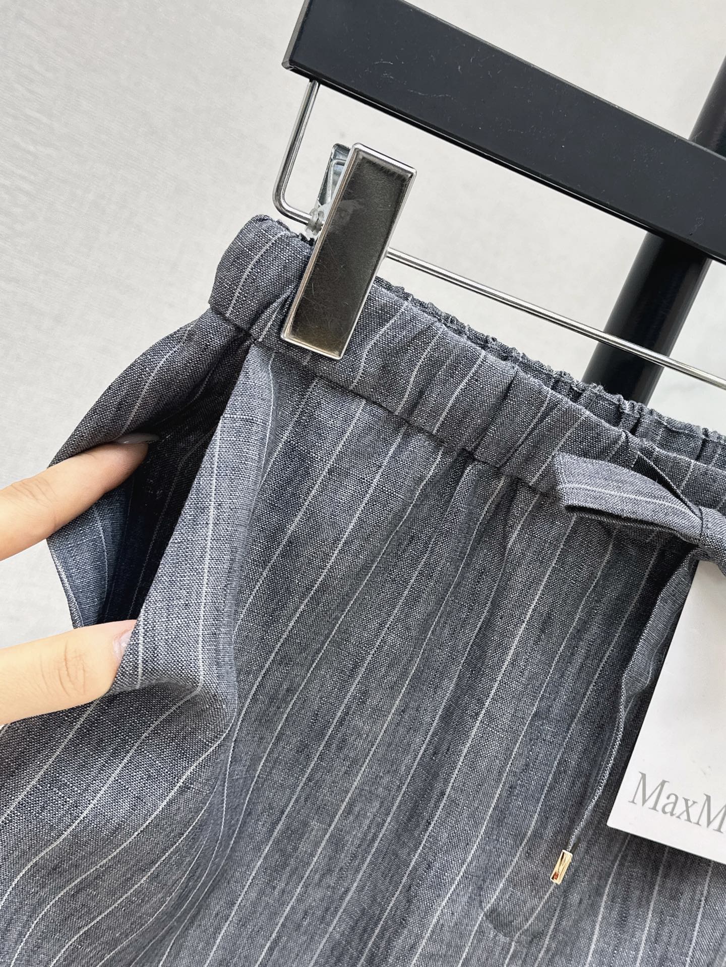 Max 26ss stripe suit pants