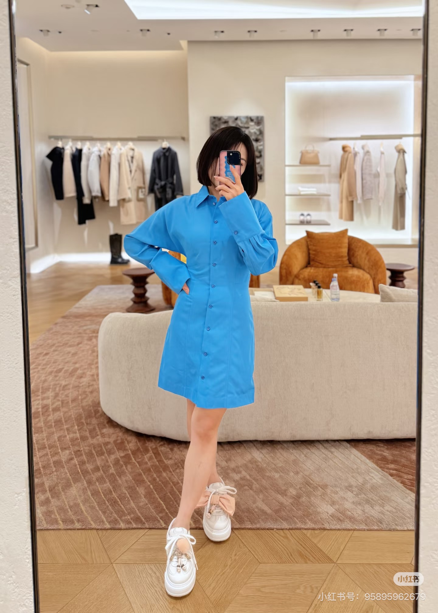 Fen 26ss shirt dress