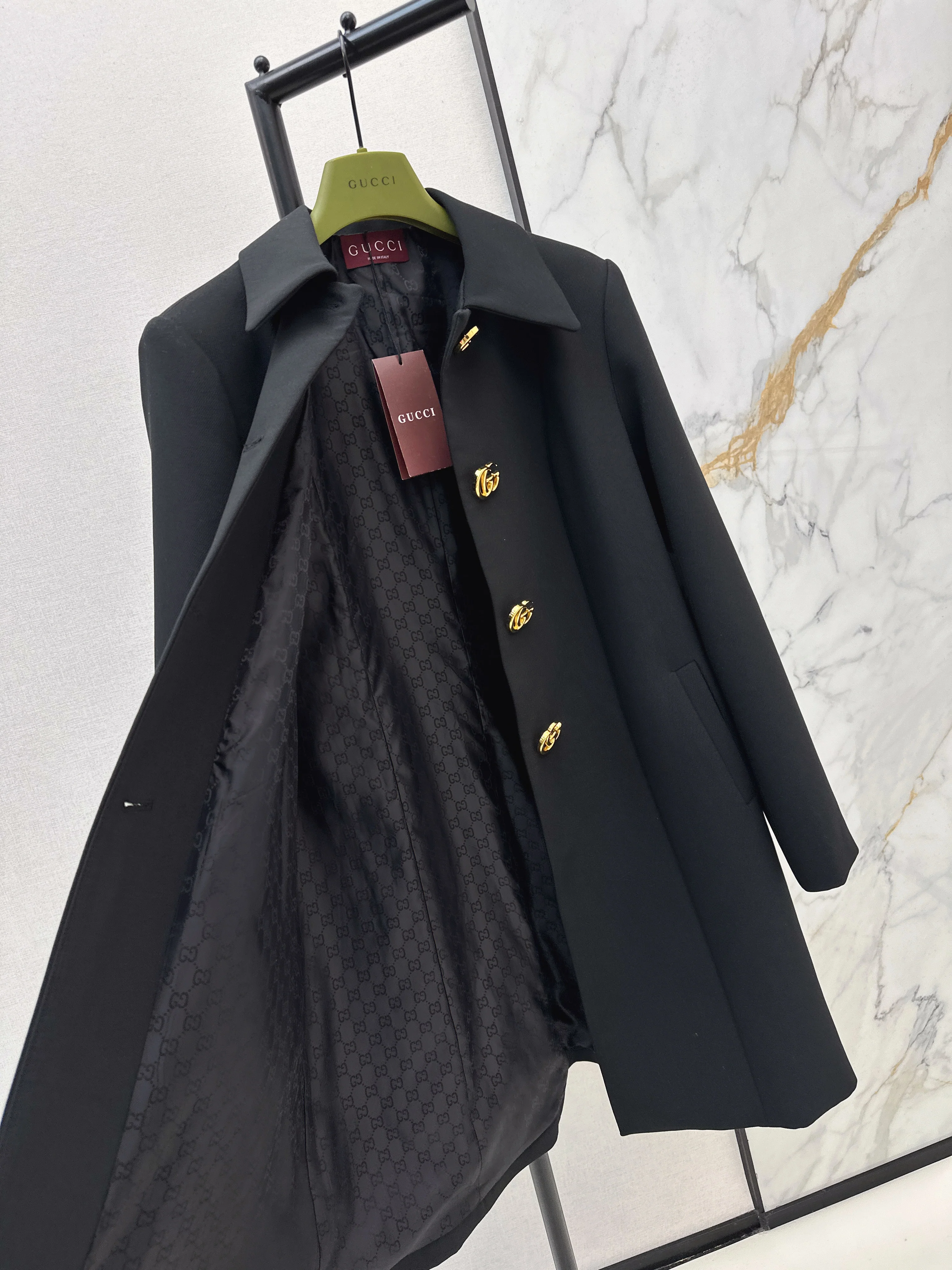 Gucc 26ss metal button jacket