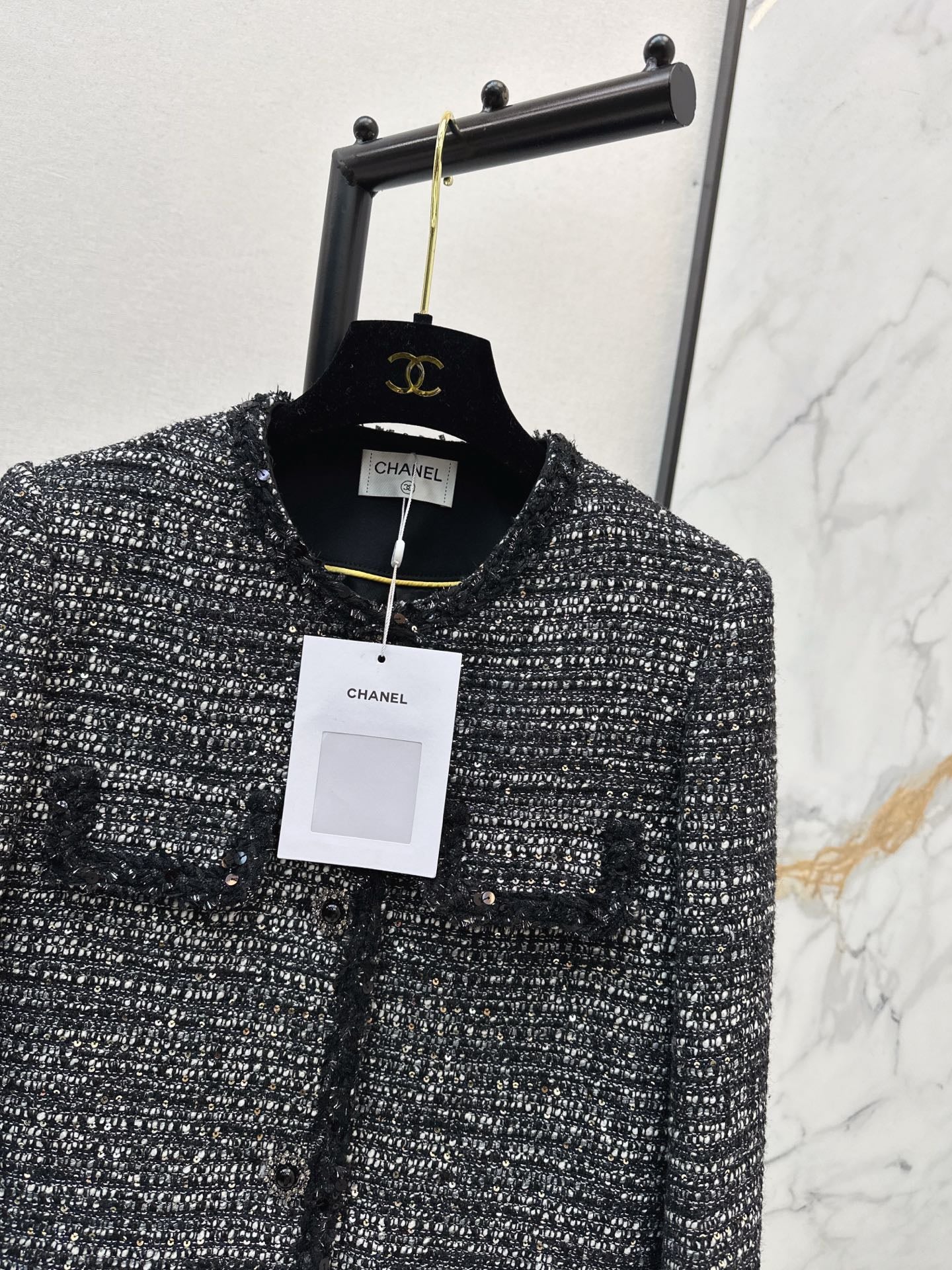 Chan 25fw woven tweed jacket