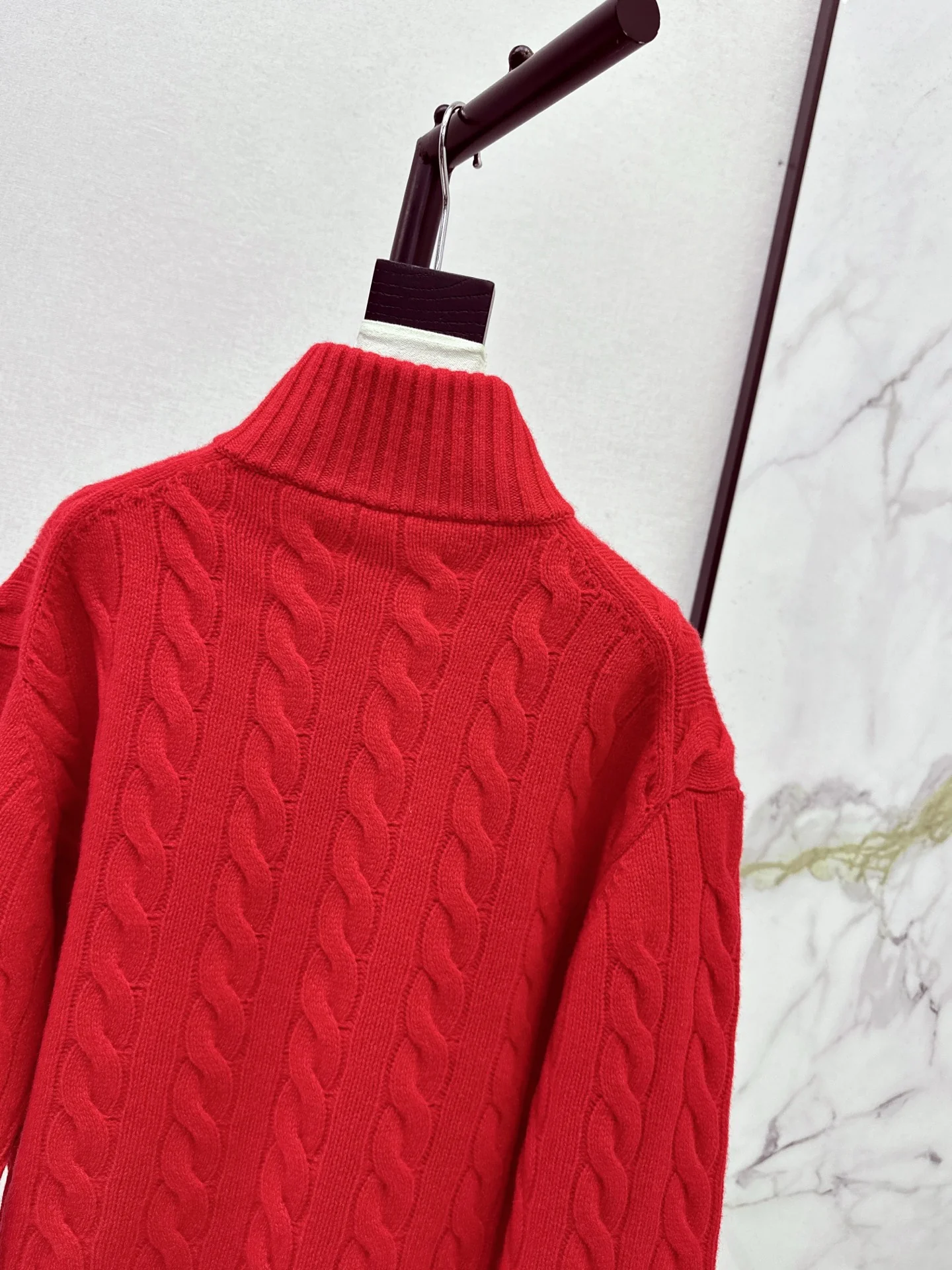 Ralp 25fw cable knit sweater