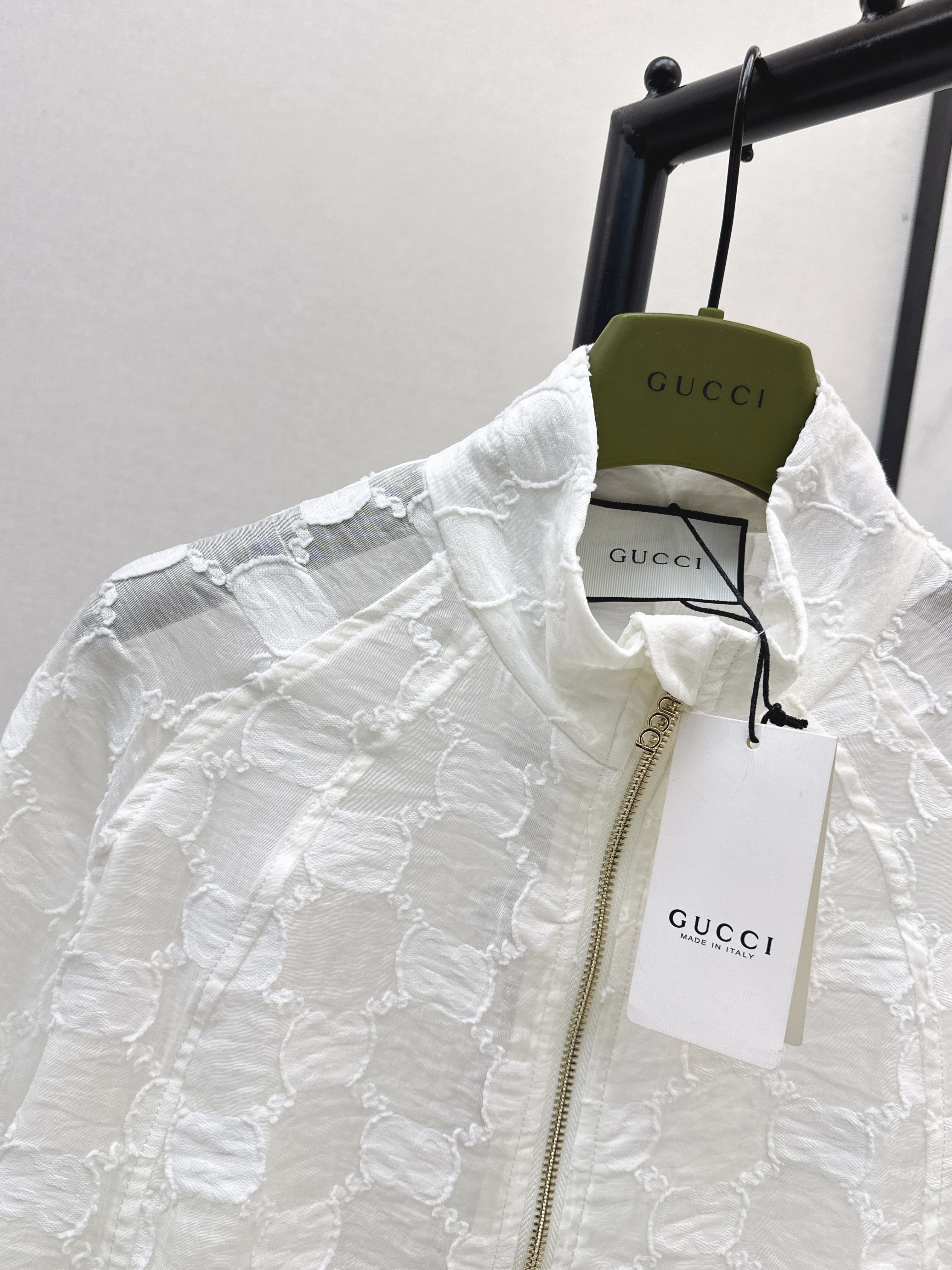 Guc 26SS Monogram Print Cropped Jacket