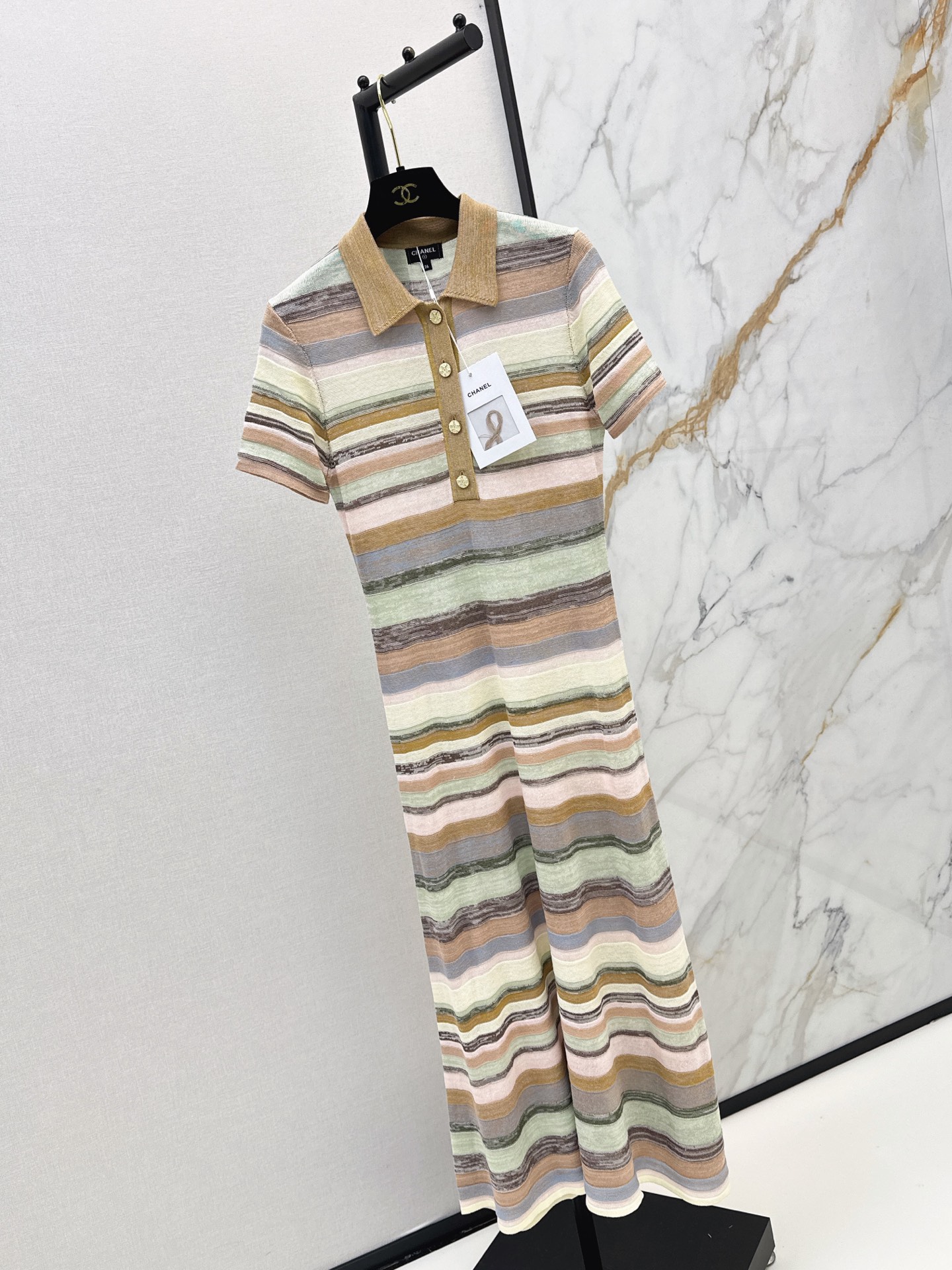 Chan 26ss striped dress