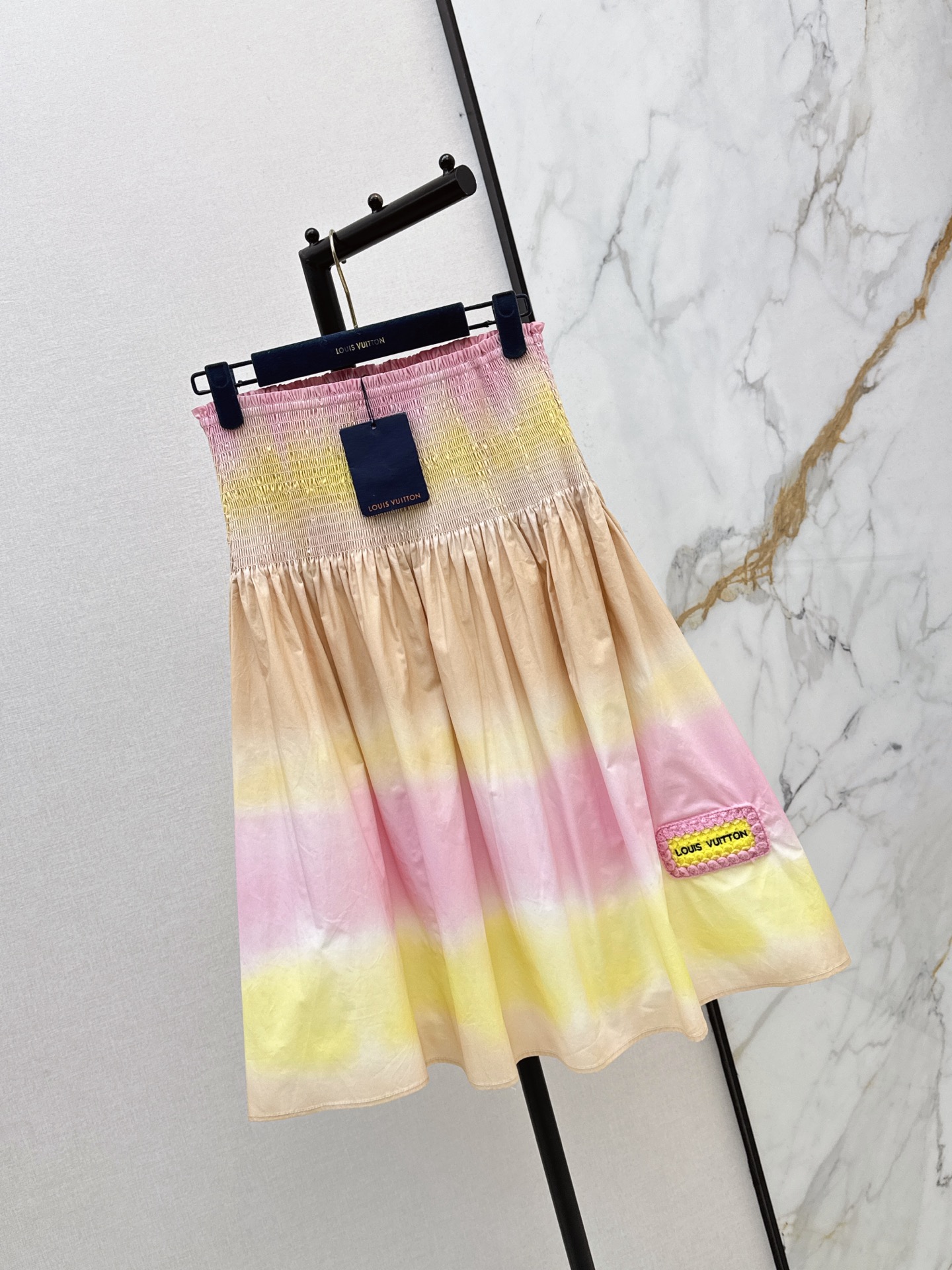 Loui 26ss 2in1 gradient skirt & tube dress