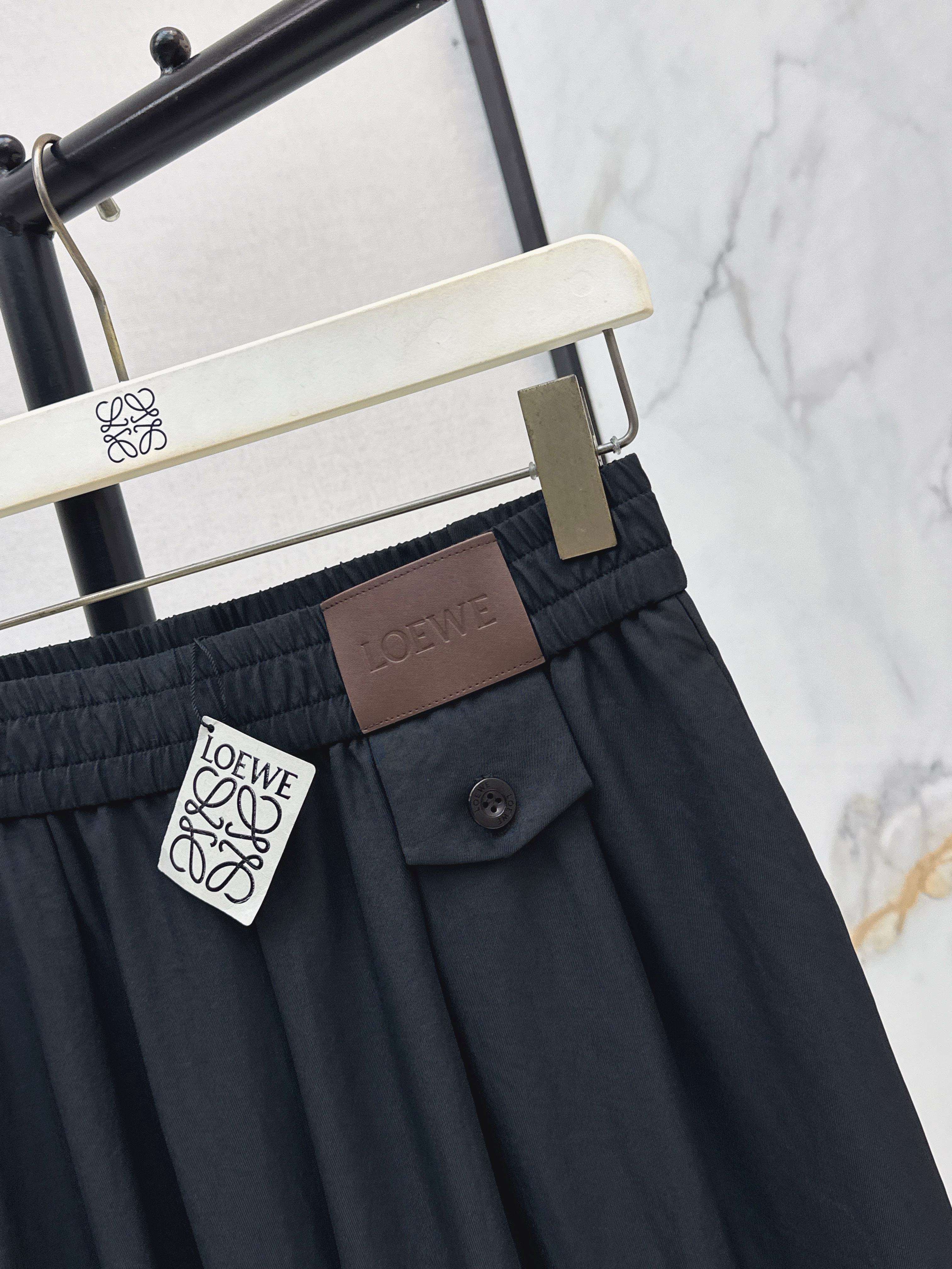 Loe 26ss straight-leg pants