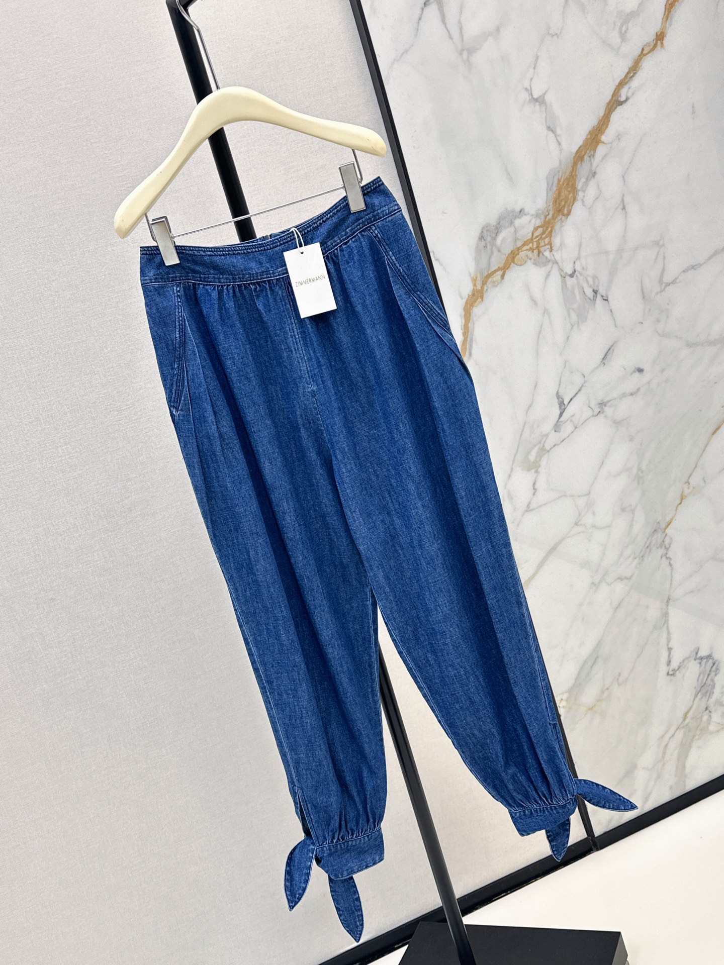 Zimm 26ss denim lantern pants
