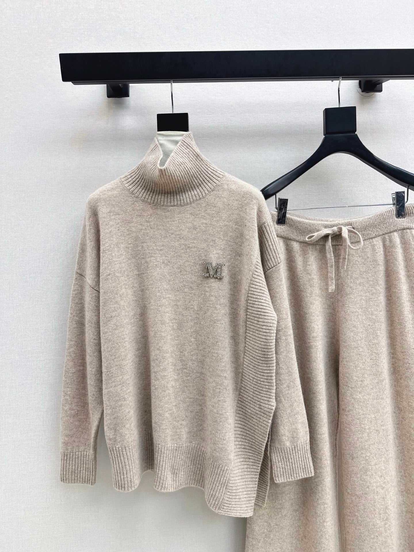 Max 25fw knit high neck sweater+pants outfit sets