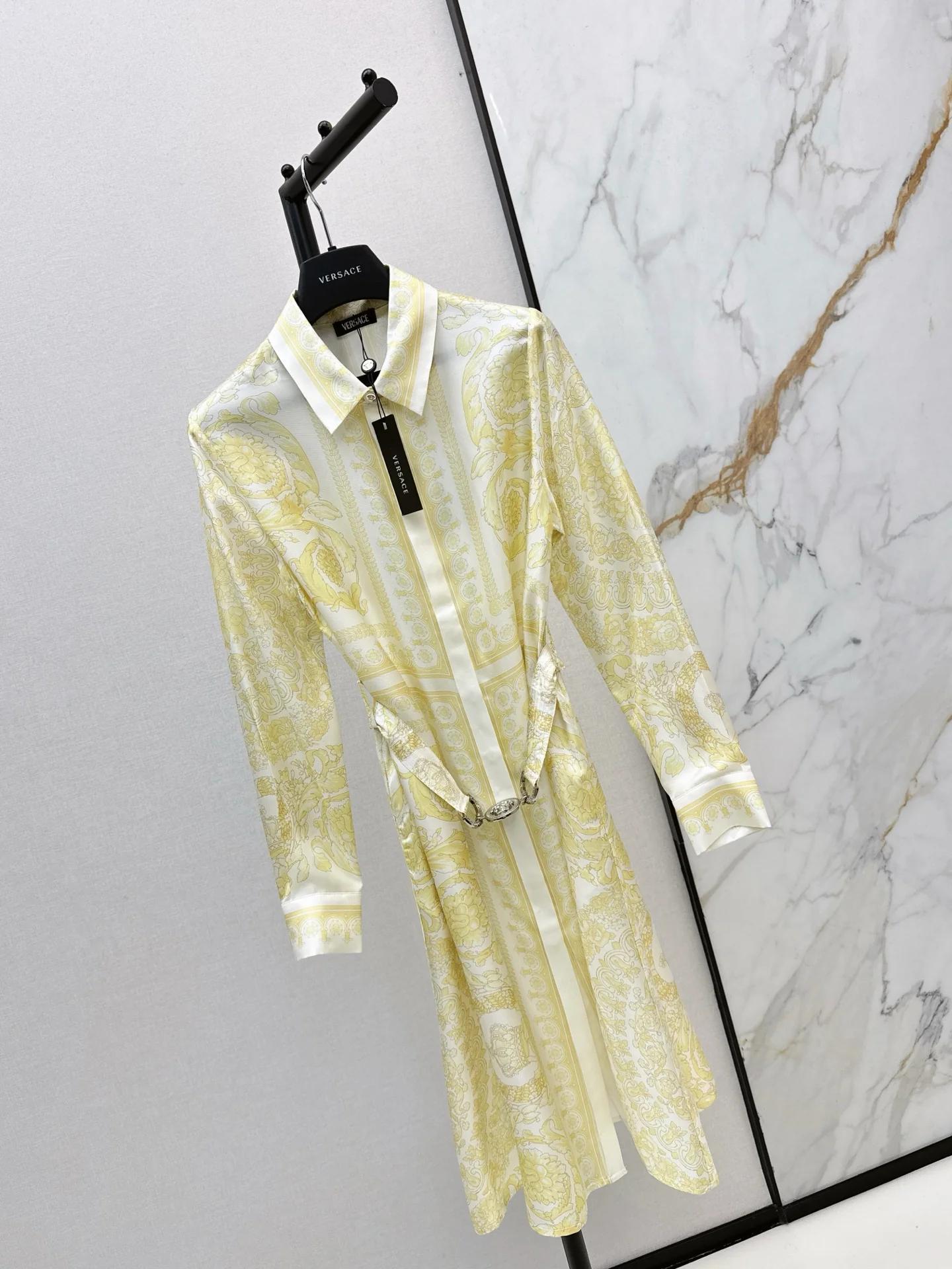 Vers 25fw silk dress