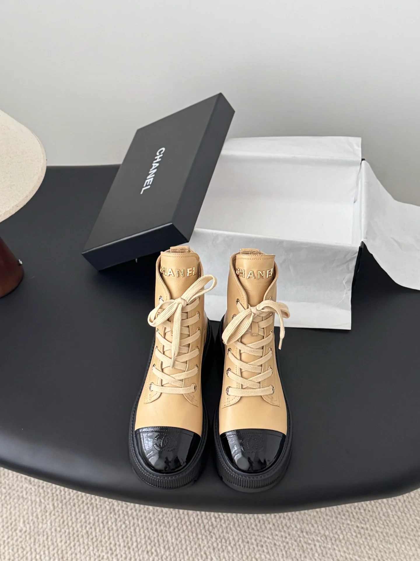 Chan 25fw ankle boots