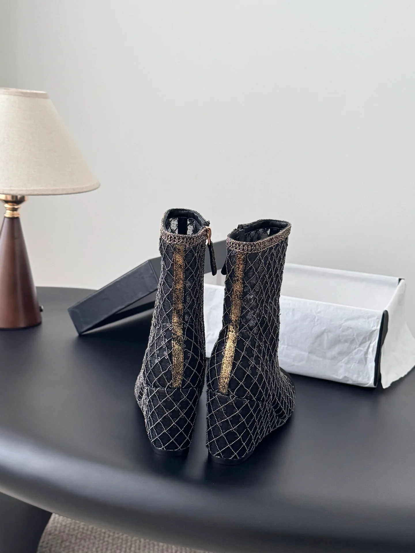 Chan 26ss wedge boots