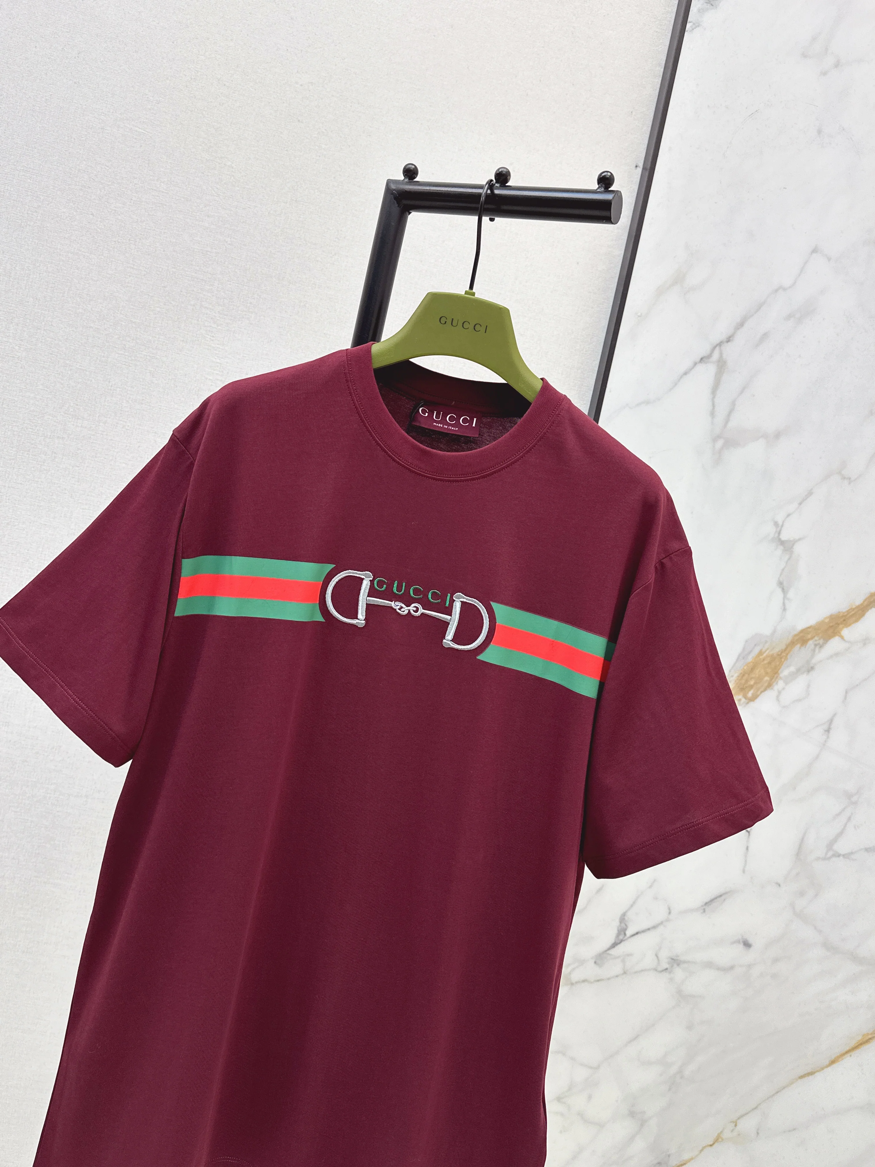 Gucc 26ss embroidery t-shirts
