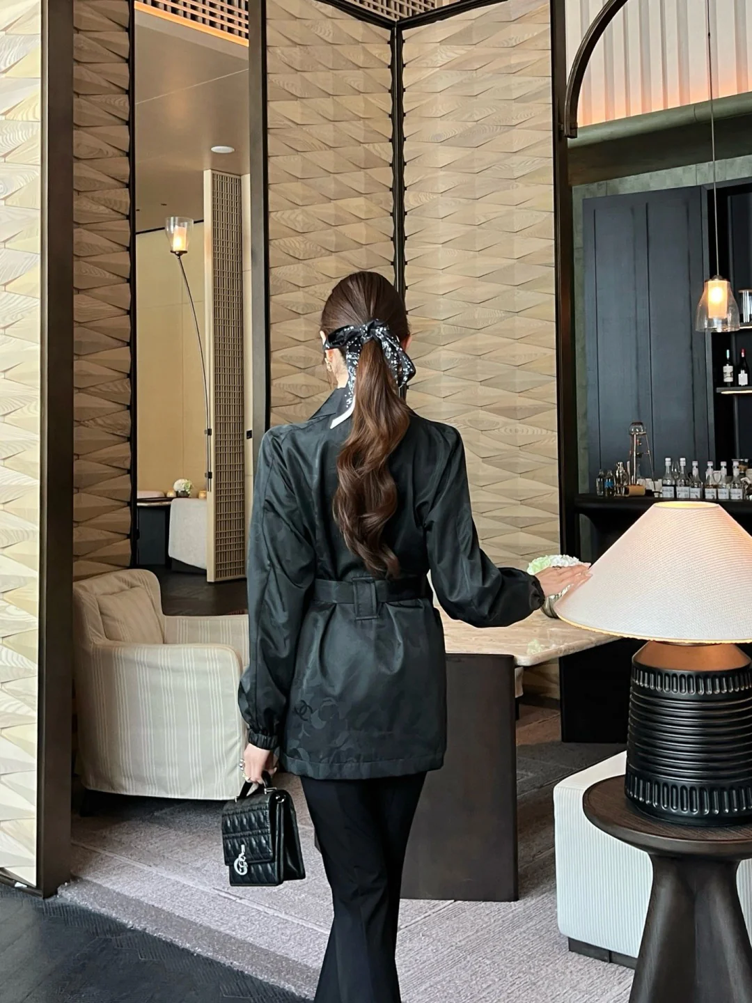 Chan 26ss belted jacket