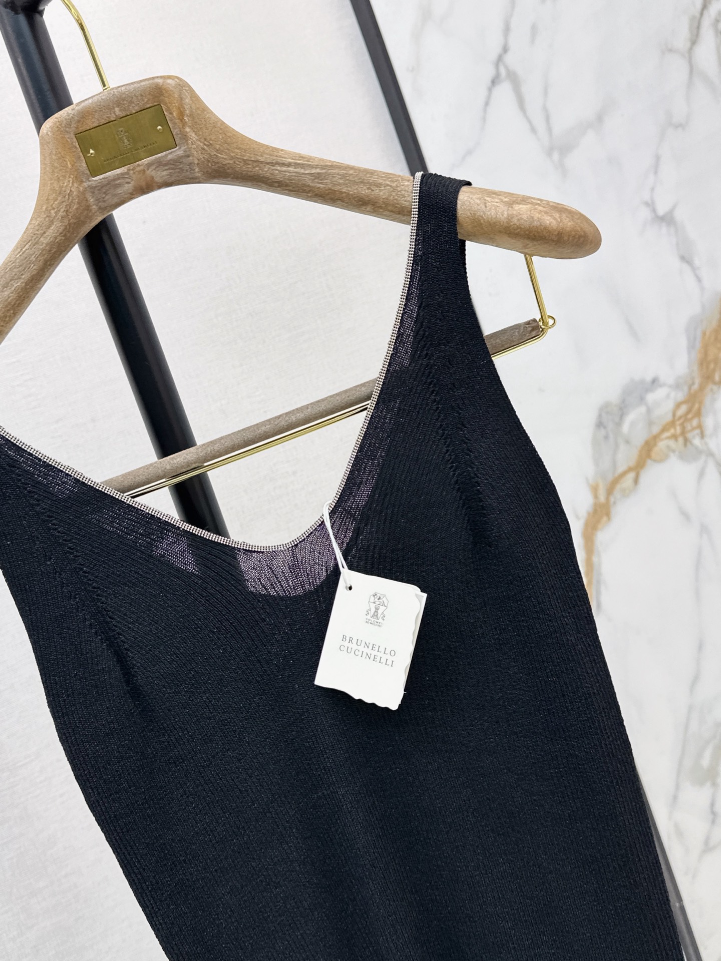 Brun 26ss v-neck knit vest